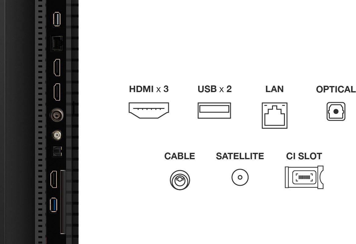 TCL QLED-Fernseher »50P71KX1«, 4K Ultra HD, Google TV-Smart-TV, Multi-HDR, Dolby Vision, Smart TV, Apple TV, Dolby Atmos, Slim Design