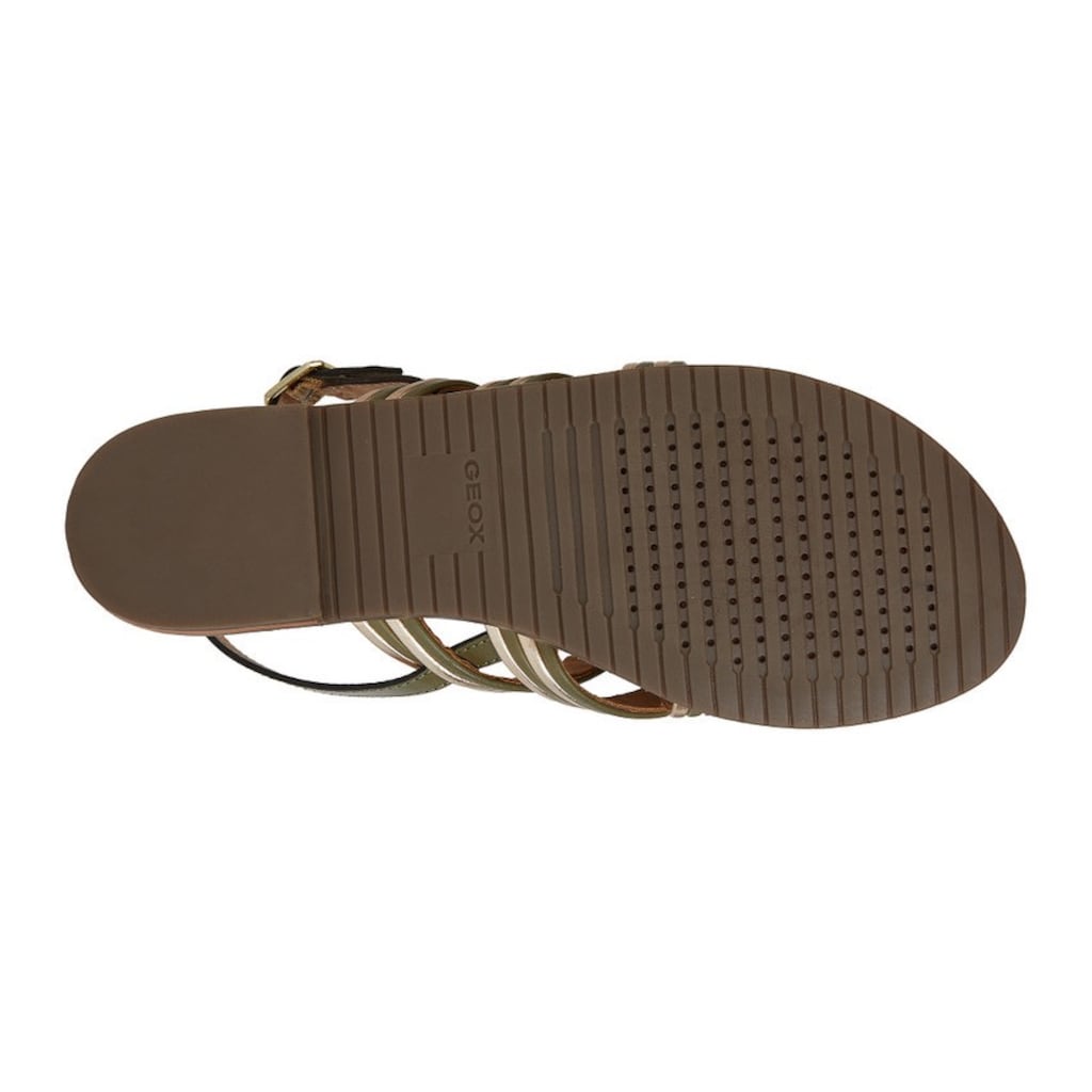 Geox Riemchensandale »D SOZY PLUS G«, Sommerschuh, Sandalette, Blockabsatz, mit verstellbarem Riemchen