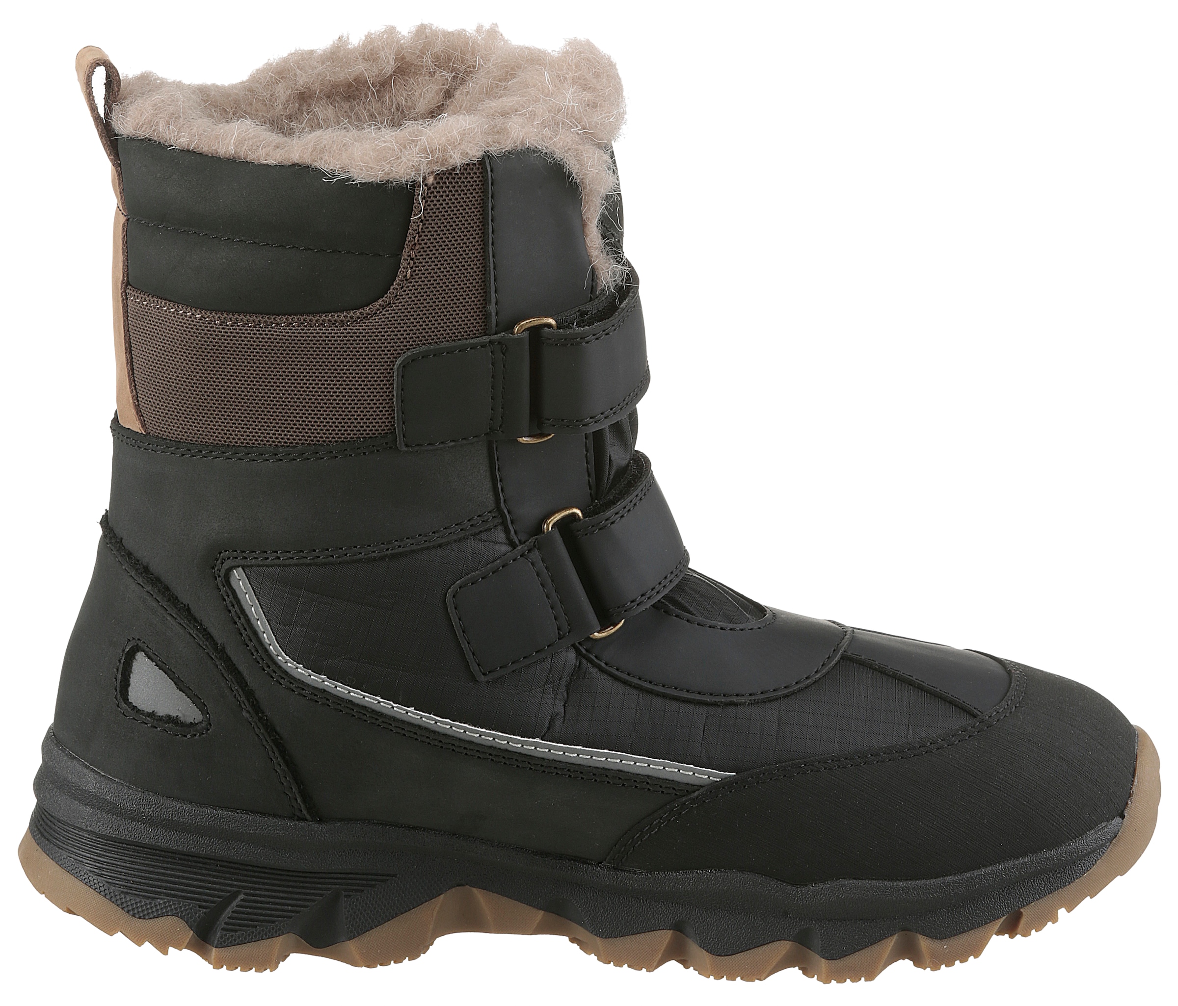 Bisgaard Winterstiefel »bisgaard eddie tex«, Snowboots, Klettstiefel, Outdoor Schuh mit TEX-Membrane