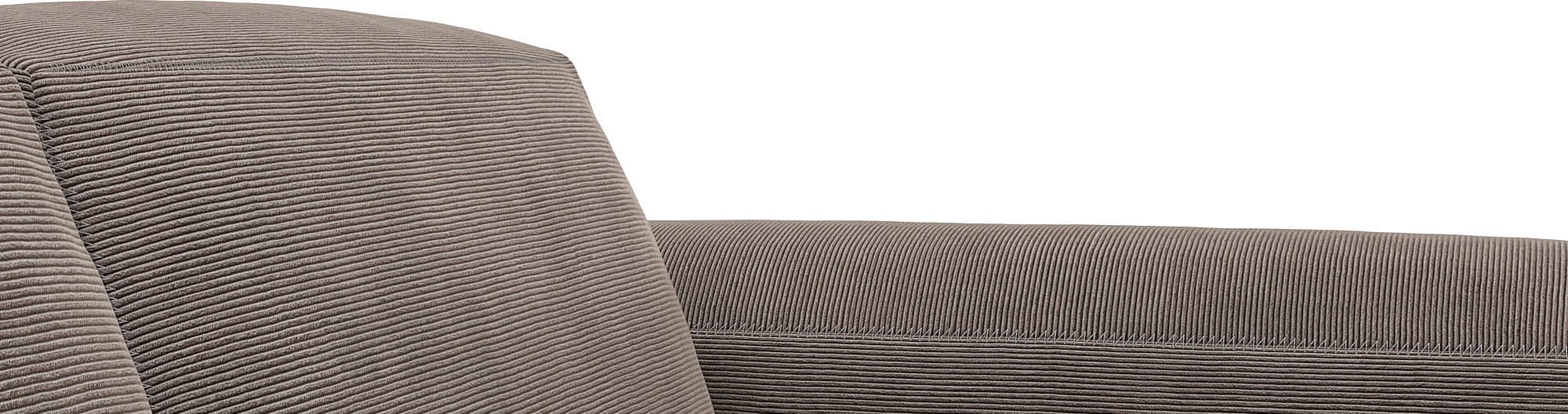 Flexlux Lucera Corner Sofa Chaise Longue taupe brown 6