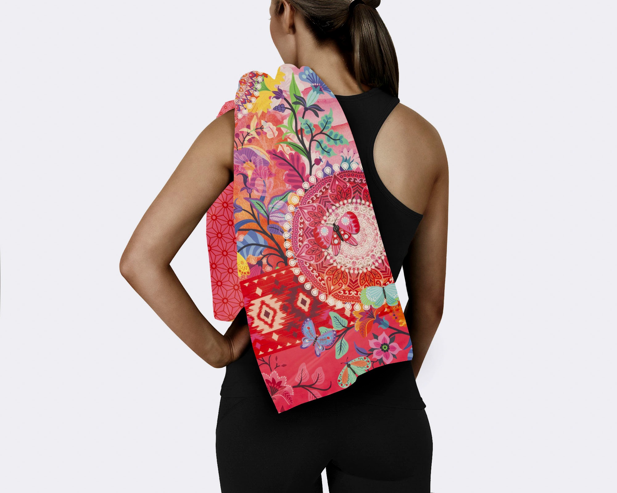 hip Sporthandtuch "Giselah" Mikrofaser, 50x100, Schnelltrocknend, Reise, Sp günstig online kaufen
