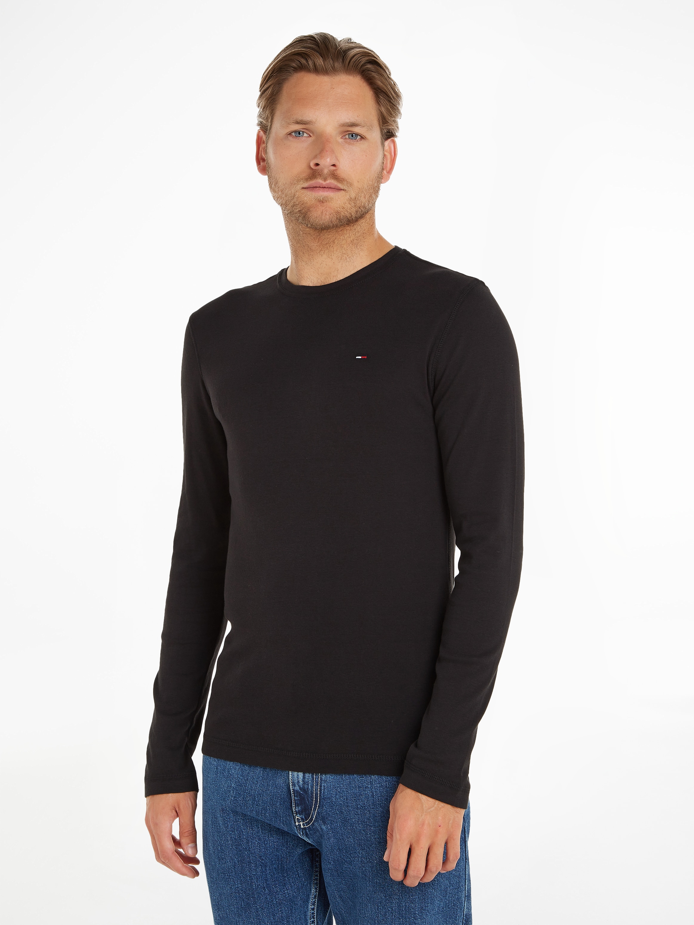 Tommy Jeans Langarmshirt "TJM ORIGINAL RIB LONGSLEEVE"