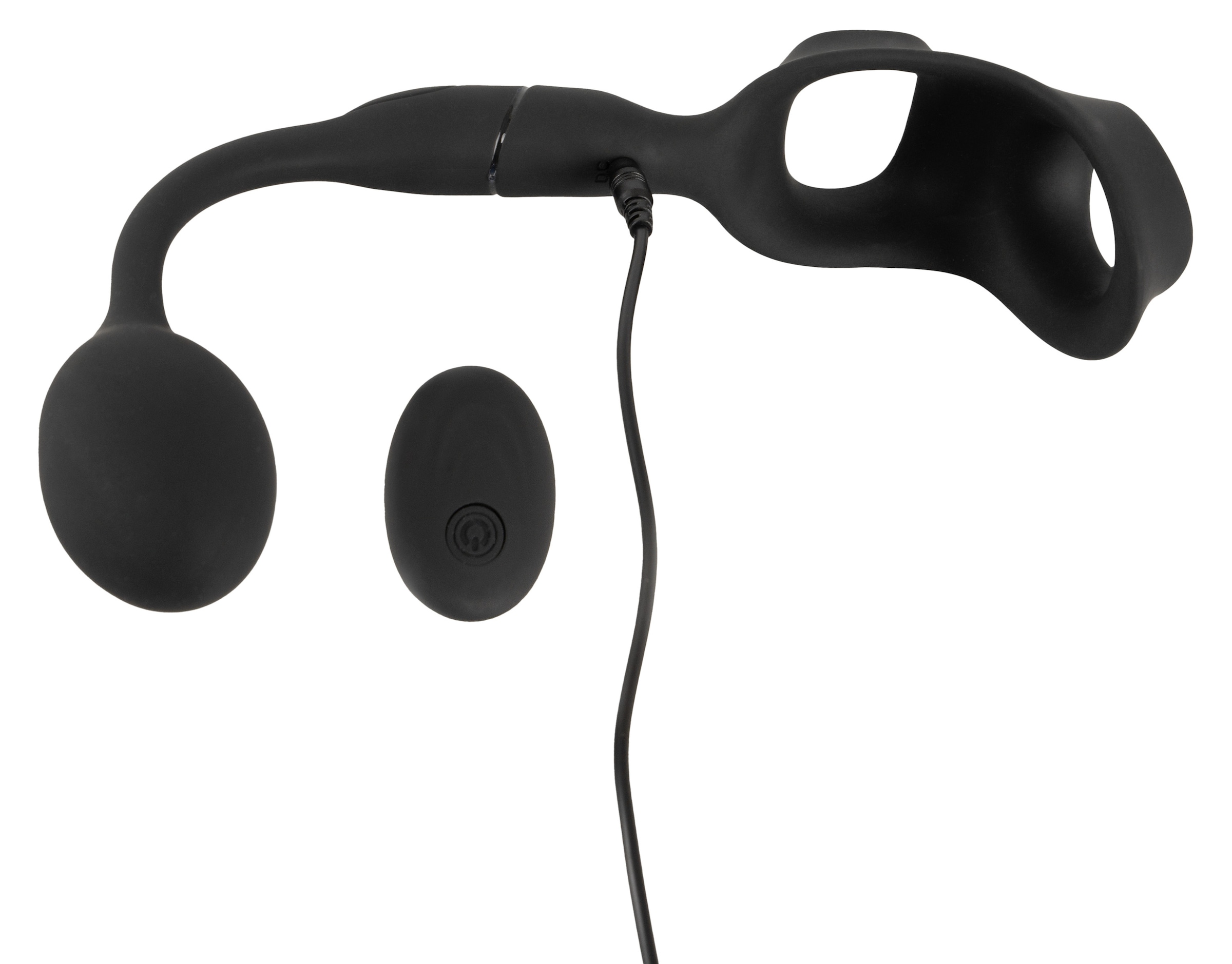 REBEL Anal-Stimulator »Analplug mit Hoden-/Penisring Cock Ring with RC Butt Plug« ()