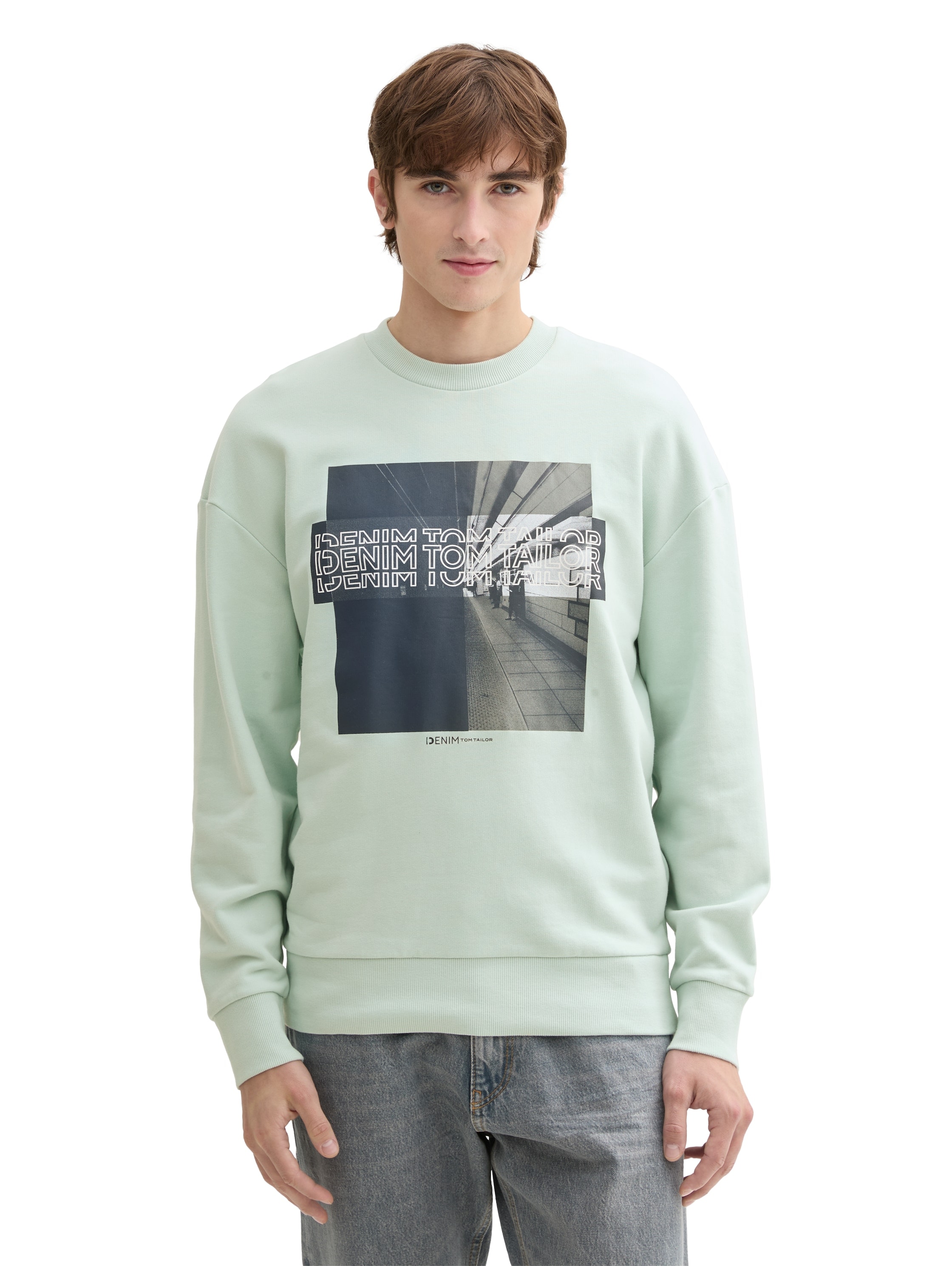 Sweatshirt, mit Frontprint