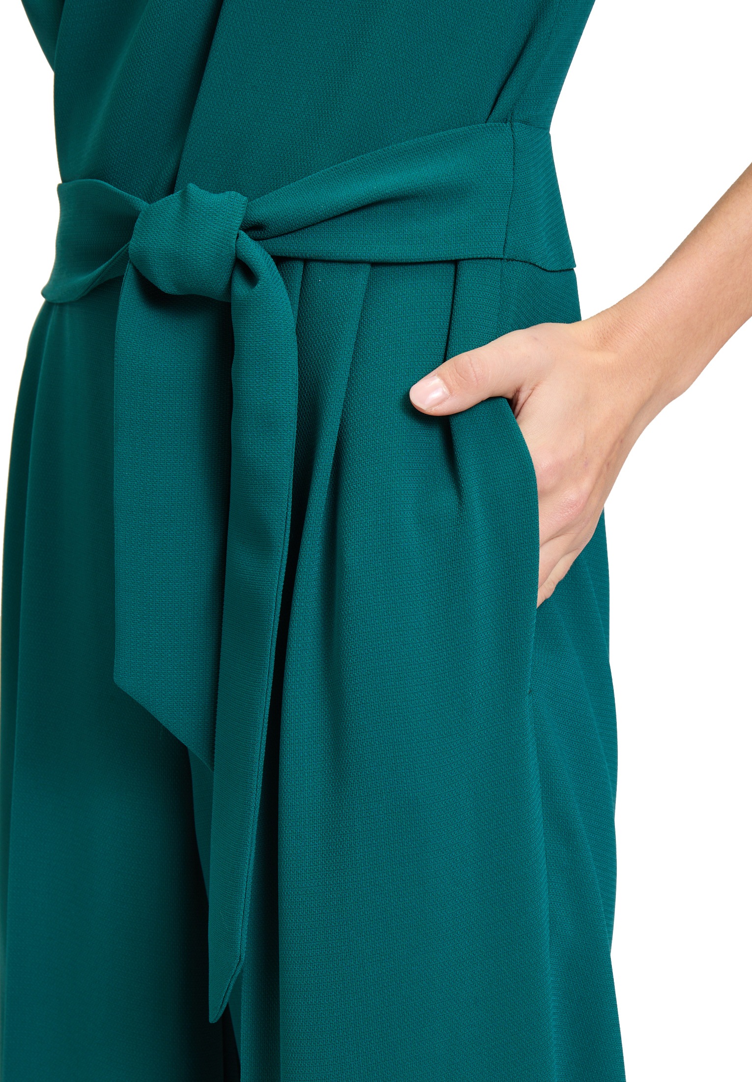 Betty&Co Overall »Betty & Co Jumpsuit mit Bindegürtel«, (1 tlg.)