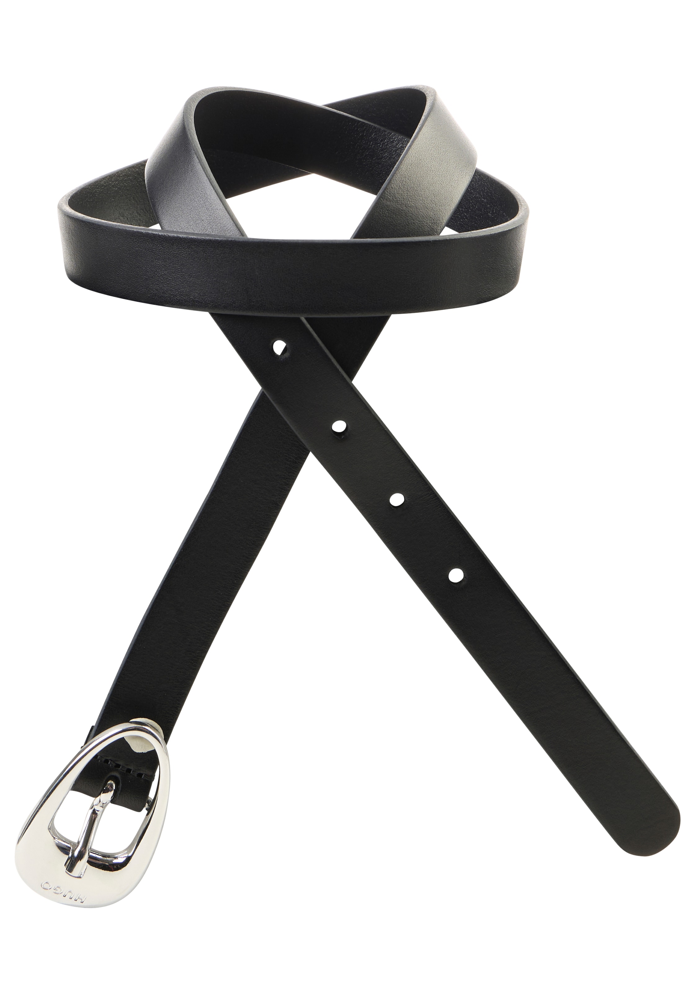 HUGO Ledergürtel "Jaina Sz20" mit Logoprägung günstig online kaufen