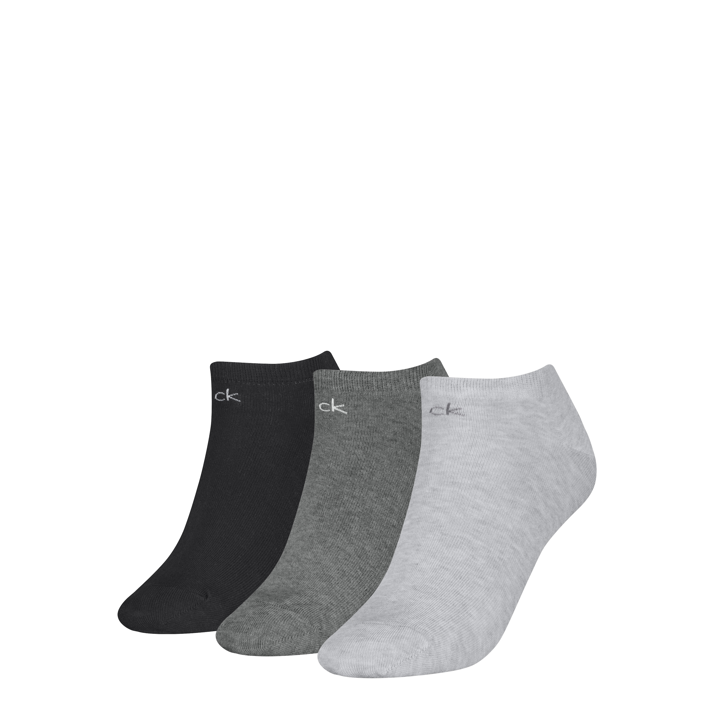 Calvin Klein Sneakersocken "CK WOMEN SNEAKER" 3 Paar, schmales Rippenbündch günstig online kaufen