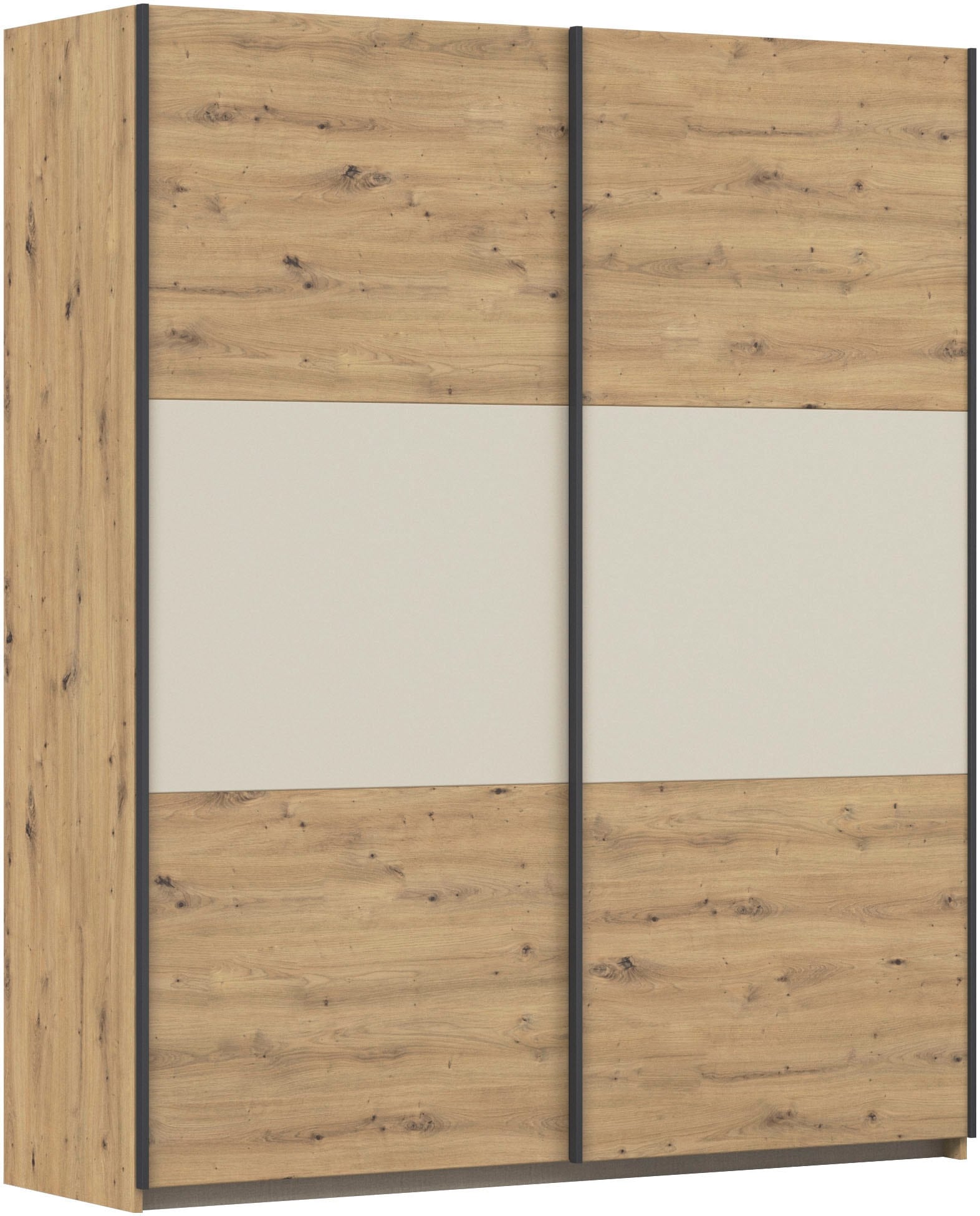 rauch 1100000002199 "Kleiderschrank Schrank Garderobe Garderobenschrank Wäscheschrank NEO" 3 verschiedene Ausstattungen BASIC/CLASSIC/PREMIUM (inkl. SOFT-CLOSE), mit großzügigem Stauraum und vielfältigen Farbkombinationen