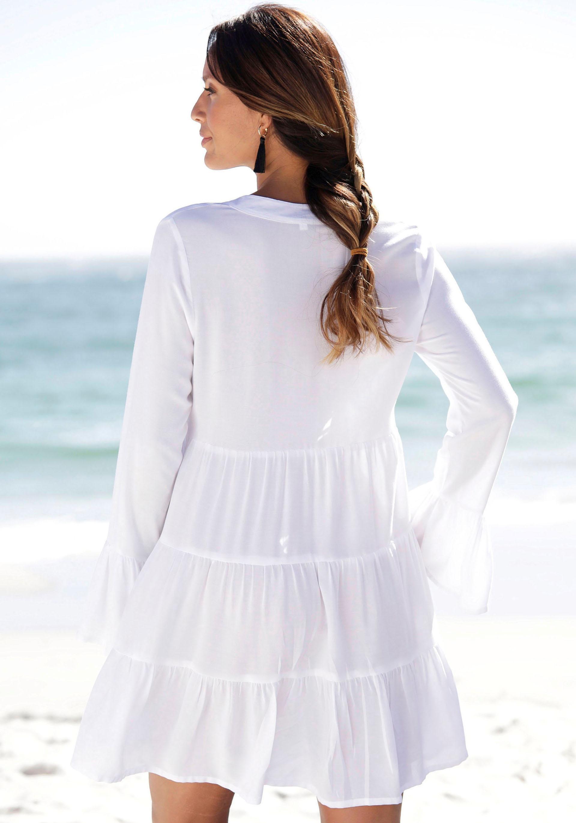 Thumbnail - LASCANA mit Spitzeneinsätzen, Tunika, Blusenkleid, Strandmode