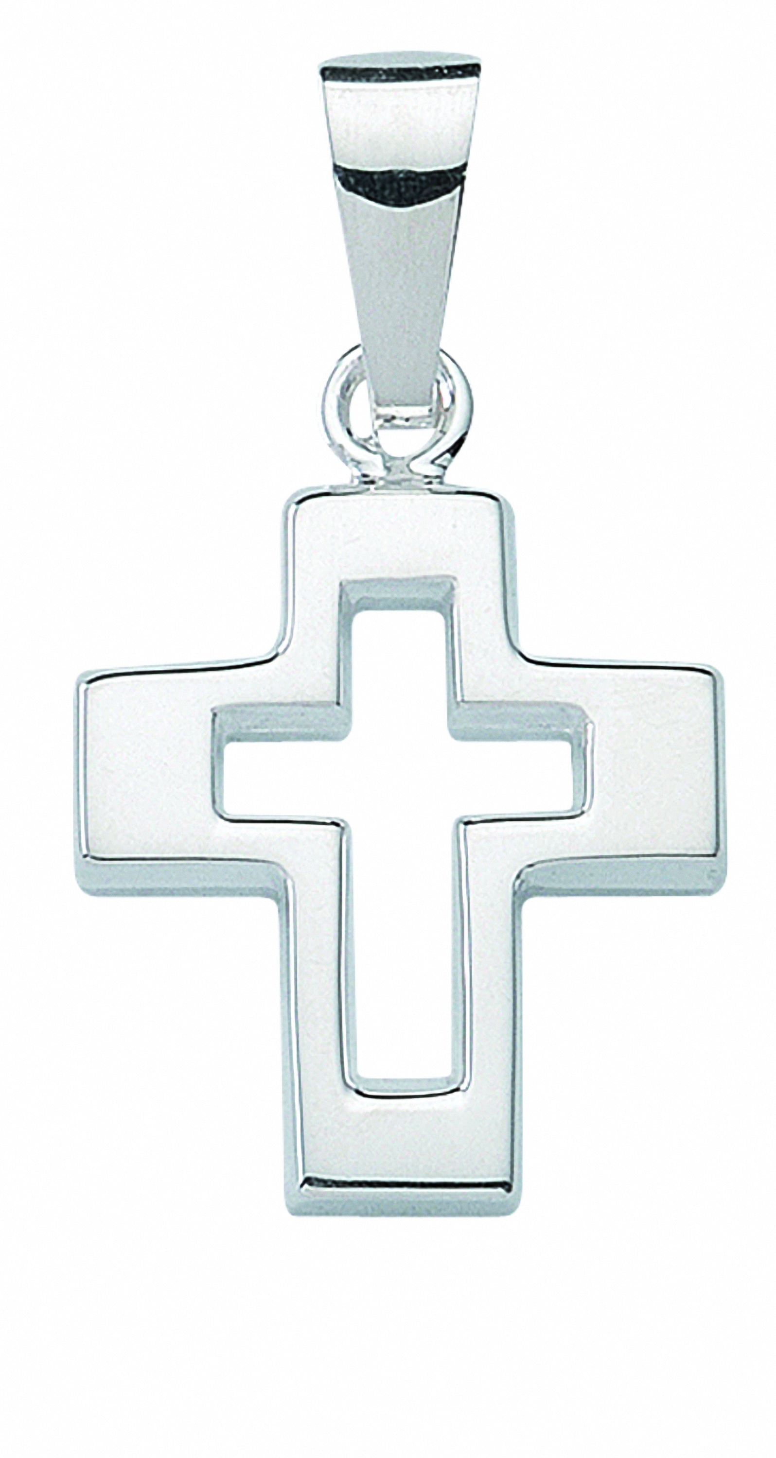 Adelia´s Kettenanhänger »925 Silber Kreuz für Anhänger« Silberschmuck Damen Herren 