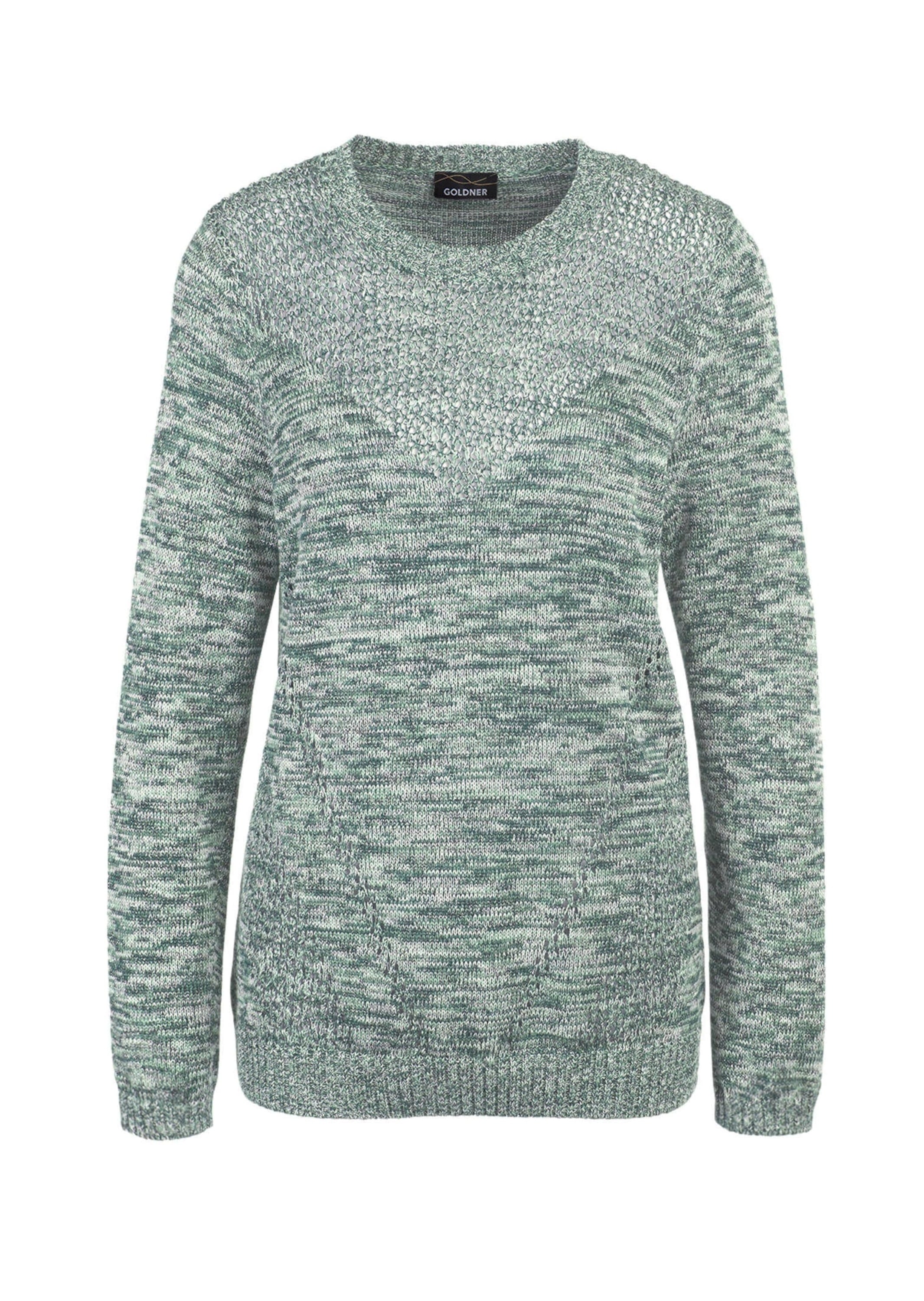GOLDNER Strickpullover "Pullover mit Glanzgarn" Effektvolle Multicolor-Optik mit metallisierten Garnen