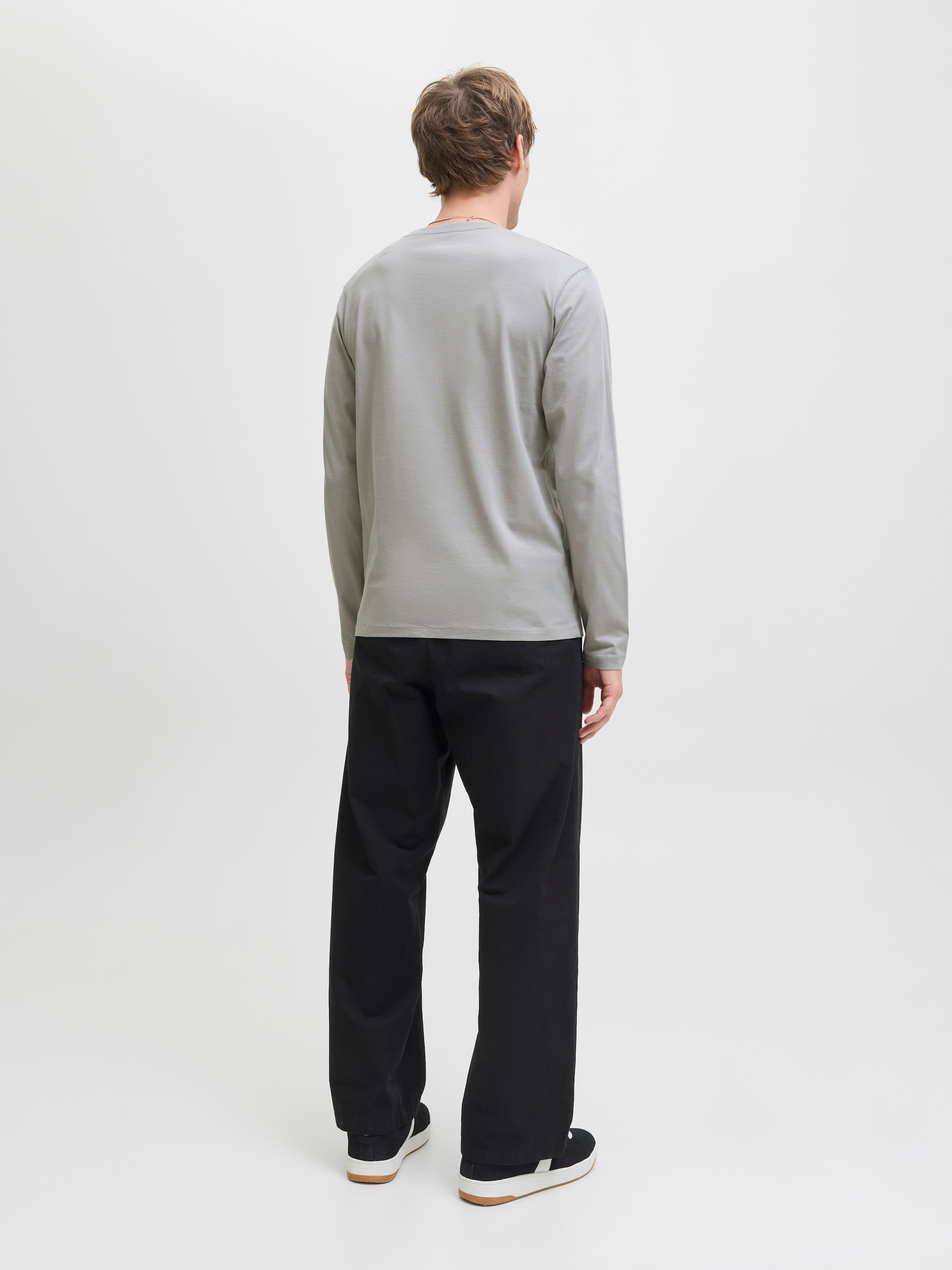 Jack & Jones Rundhalsshirt »JJEORGANIC BASIC TEE LS O-NECK NOOS«