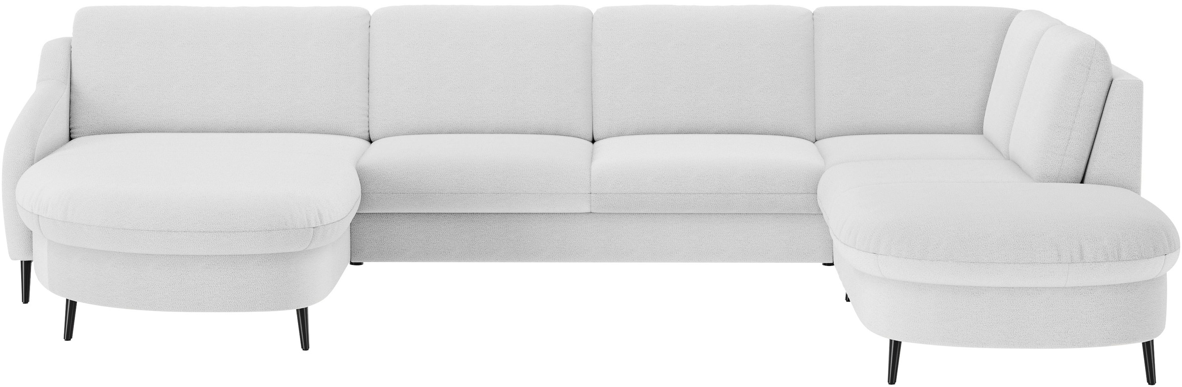 sit&more "Soul U-Form" wahlweise mit Bett und Bettkasten