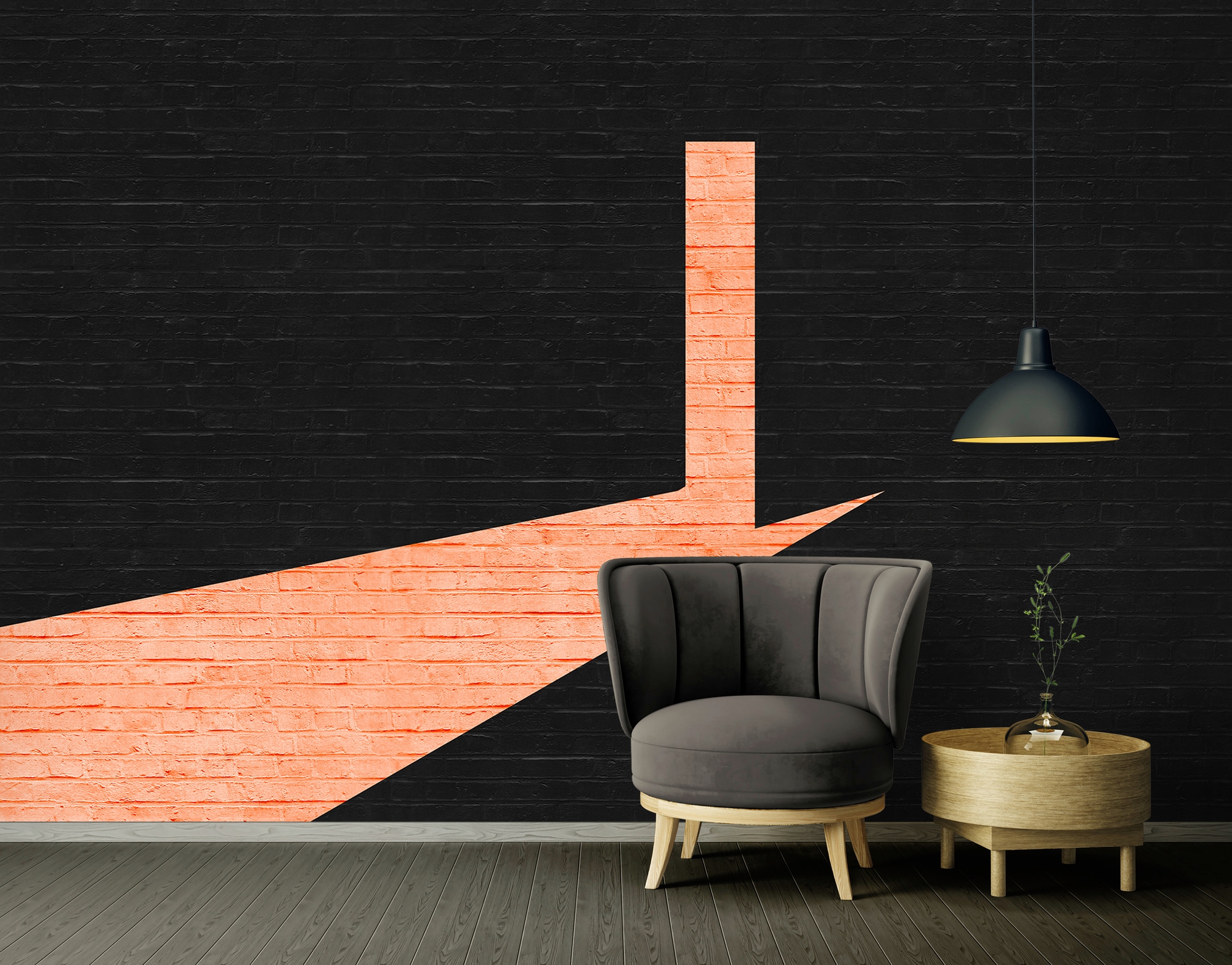 Architects Paper Fototapete »Atelier 47 Duo Colour Brick 2«, Steinoptik, 3D Fototapete Grafisch 200 g Vlies Premium Tapete Steinoptik