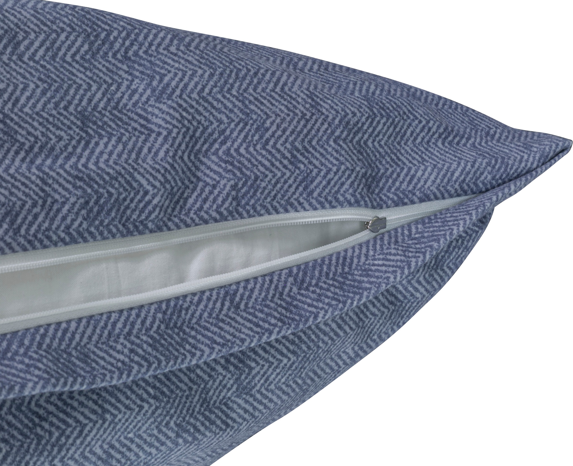 BIERBAUM Bettwäsche »Senci in Mako Satin und Biber (Flanell) Qualität, 100% Baumwolle, Bett- und Kopfkissenbezug mit Reißverschluss, Winter-und Sommerbettwäsche, ganzjährig einsetzbar«, (2 tlg.), pflegeleicht