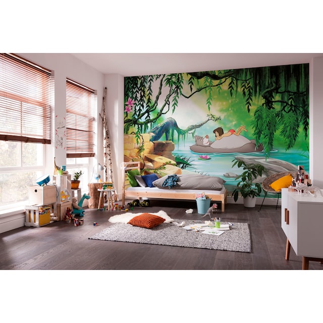 Komar Fototapete »Jungle book swimming with Baloo«, 368x254 cm (Breite x  Höhe), inklusive Kleister online kaufen | BAUR