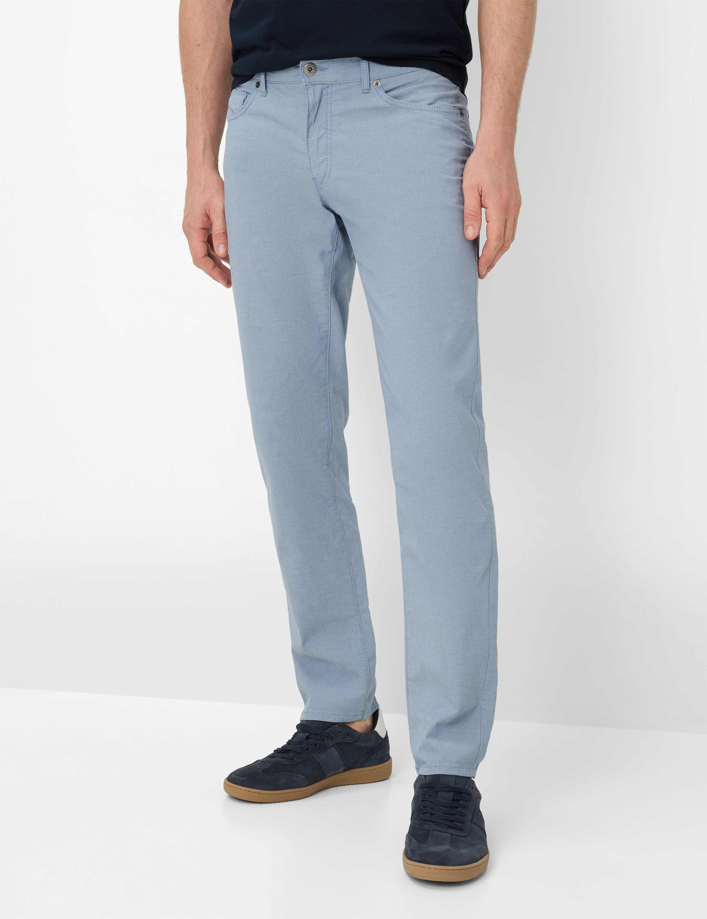 5-Pocket-Hose BRAX "Style CADIZ", Herren, Gr. 33, Länge 30, blau, Web, 97% Baumwolle, 3% Elasthan, Hosen 5-Pocket-Hose