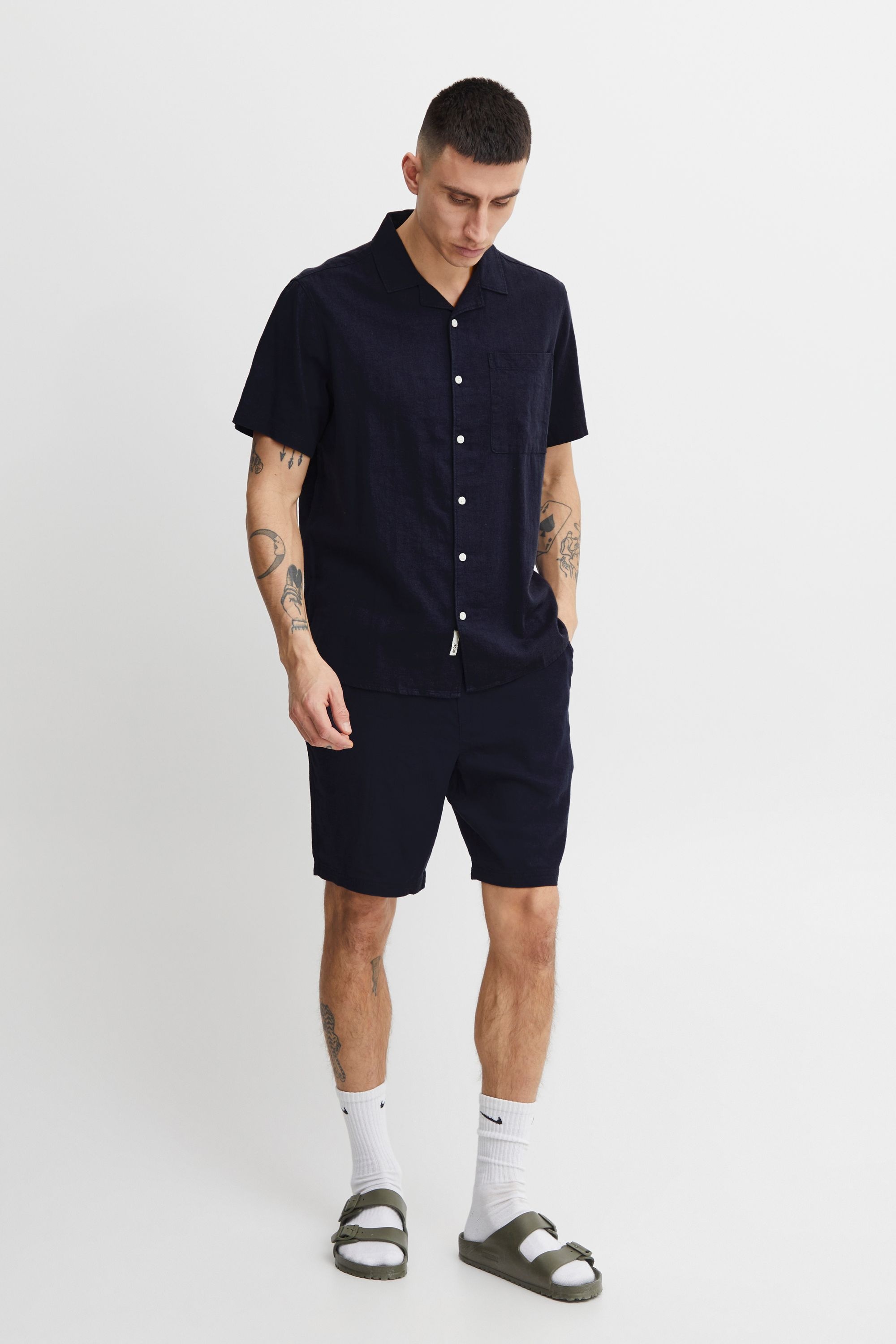 Thumbnail - Solid Kurzarmshirt "Kurzarmhemd SDAllan"