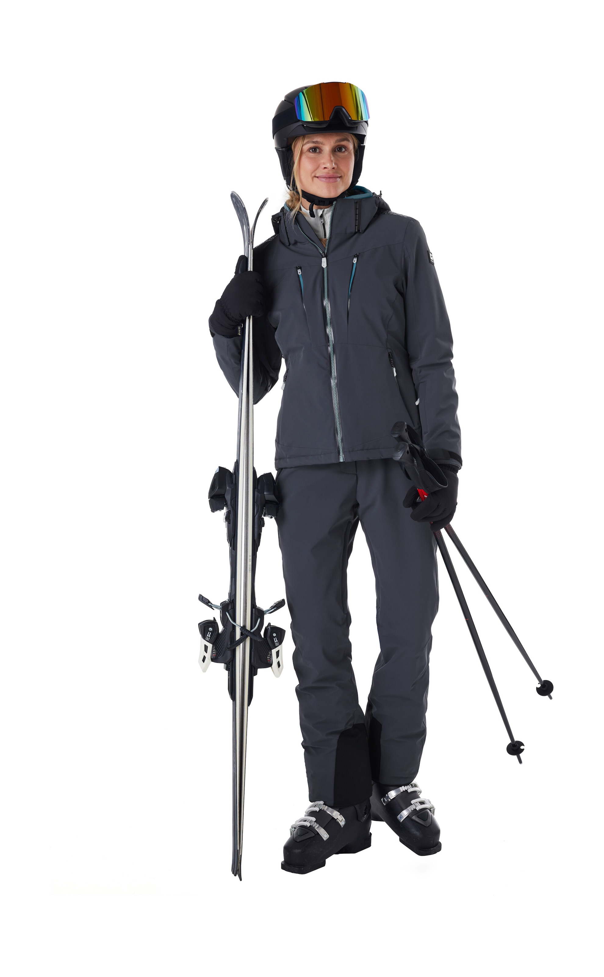 Killtec Skijacke »KSW 42 WMN SKI JCKT« Wasserdicht, atmungsaktiv, 4-Wege-Stretch, viele Taschen, recycelt