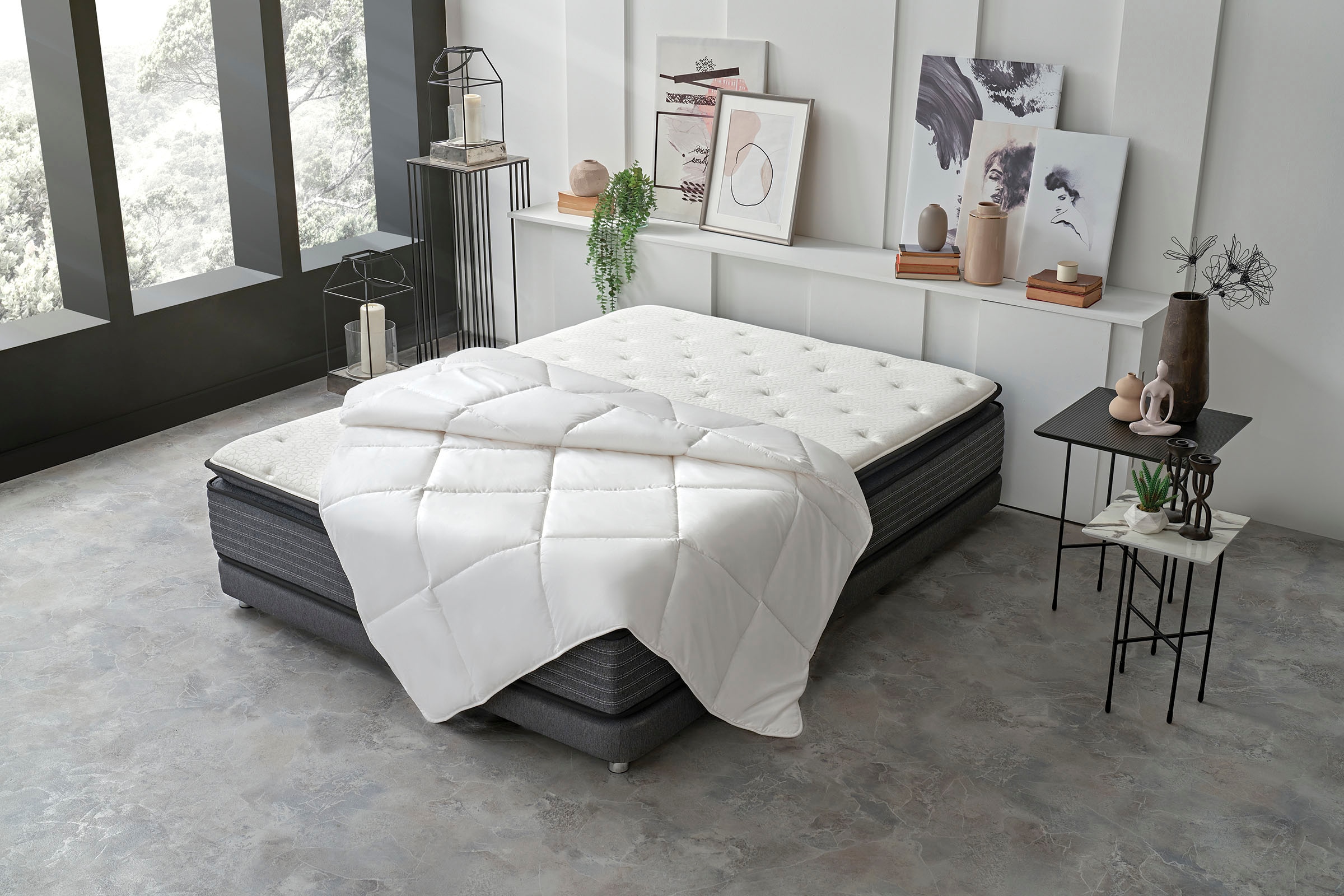 Yatas Bedding Kunstfaserbettdecke "Corbell Silikonize, Bettdecke 135x200 cm günstig online kaufen