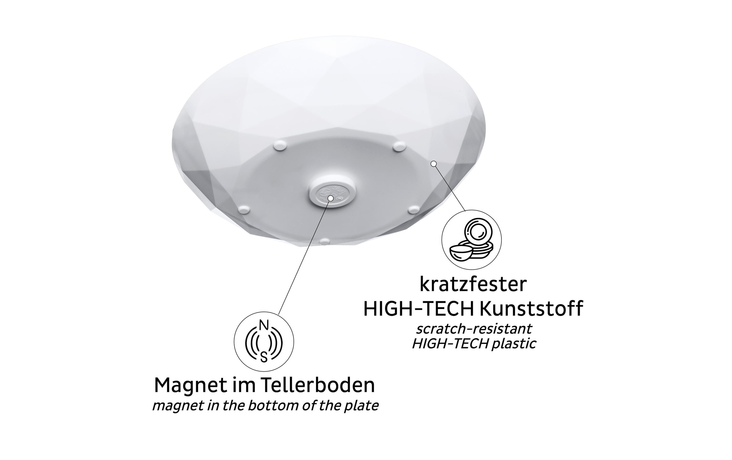 silwy MAGNETIC SYSTEM Suppenteller »Universal«