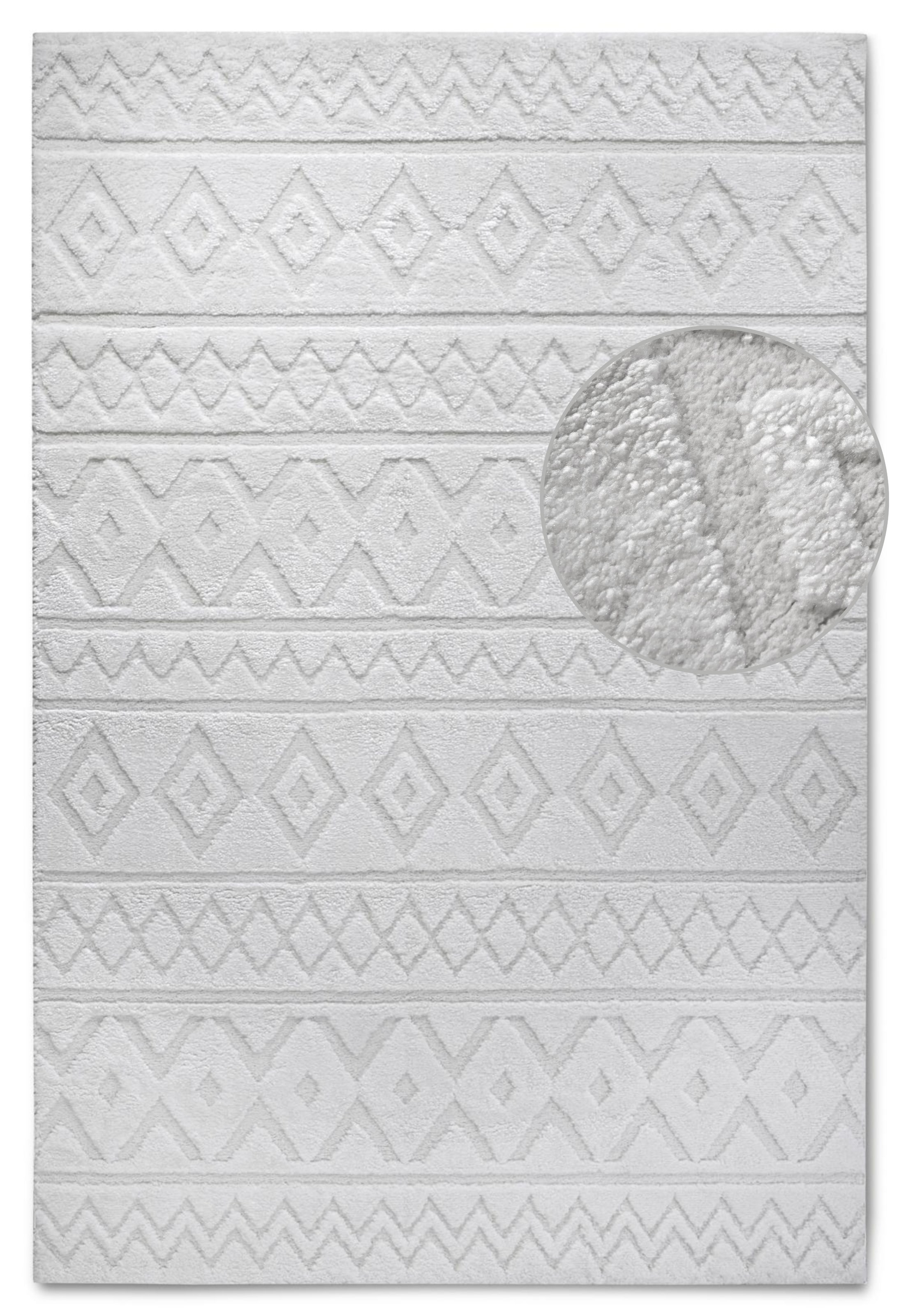 ELLE DECORATION Designteppich »Itinerance«, rechteckig, 18 mm Höhe, Hochflor, Shaggy, Läufer, weich, Langflor, modern, Hoch Tief Effekt