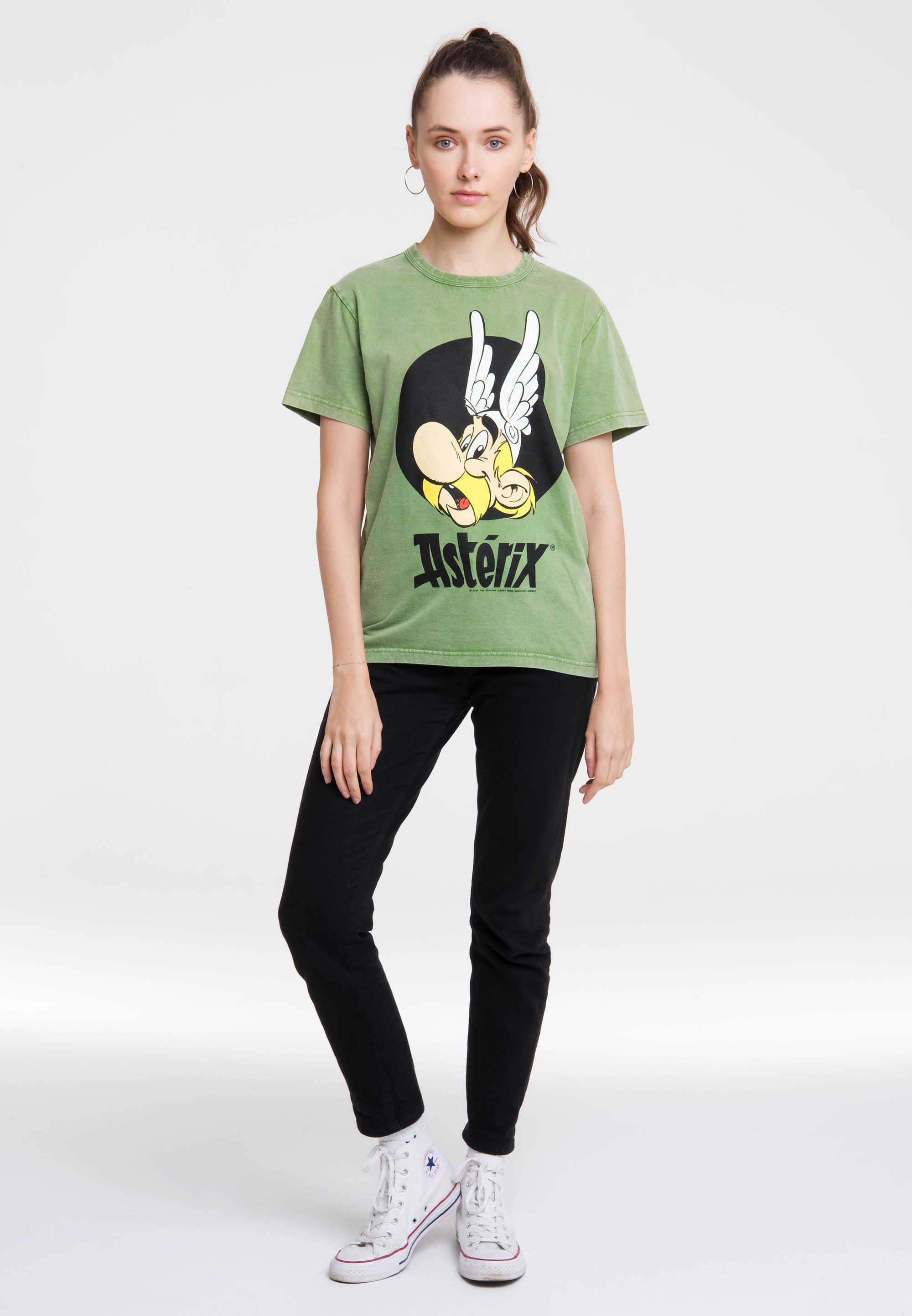 - »Asterix T-Shirt Asterix«, Print BAUR mit bestellen | LOGOSHIRT Gallier lizenziertem der für