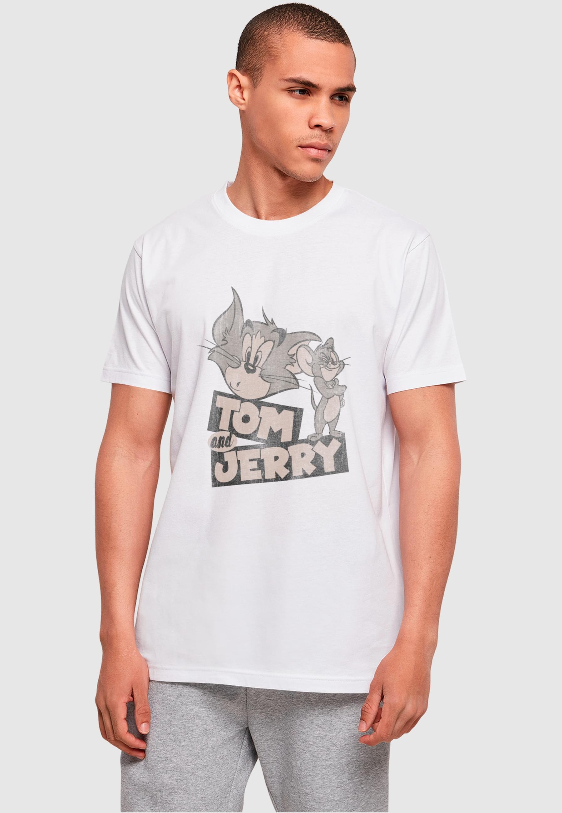 ABSOLUTE CULT T-Shirt »ABSOLUTE CULT Herren Tom and Jerry - Cartoon T-Shirt«, (1 tlg.)