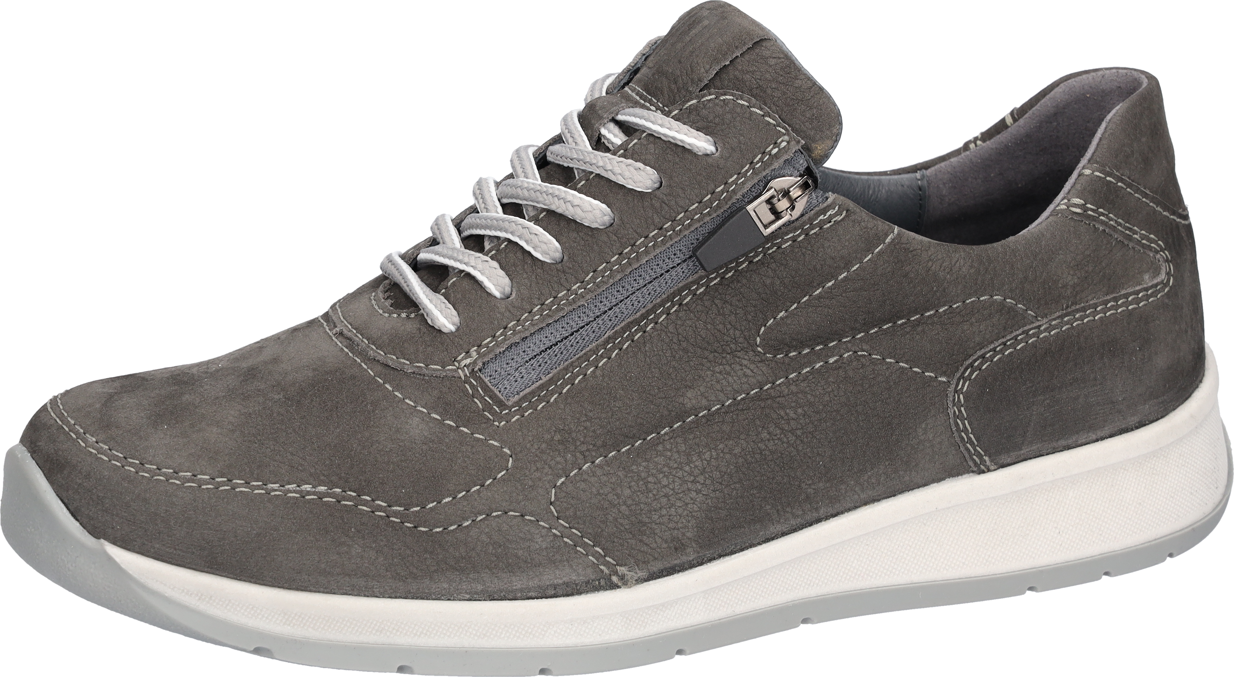 Waldläufer 1100000002199 "KILIAN" Schnürschuh, Bequemschuh mit seitlichem Reißverschluss, K-Weite