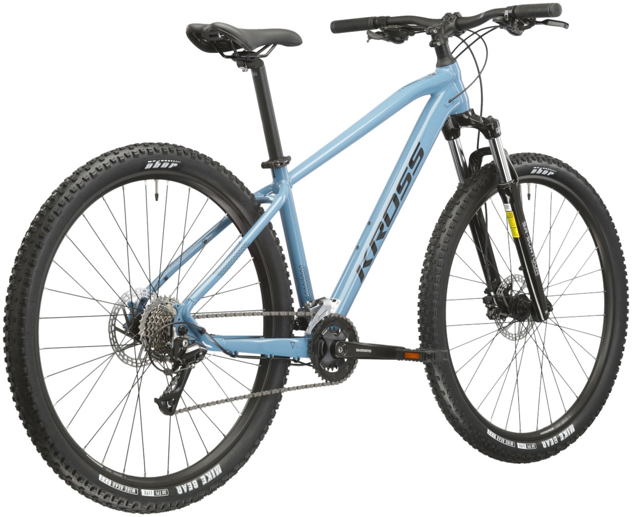 Kross Mountainbike »KROSS MTB Hardtail Hexagon 4.0 27,5" blau«, 16 Gang, Shimano, ACERA M3020 Schaltwerk, Kettenschaltung