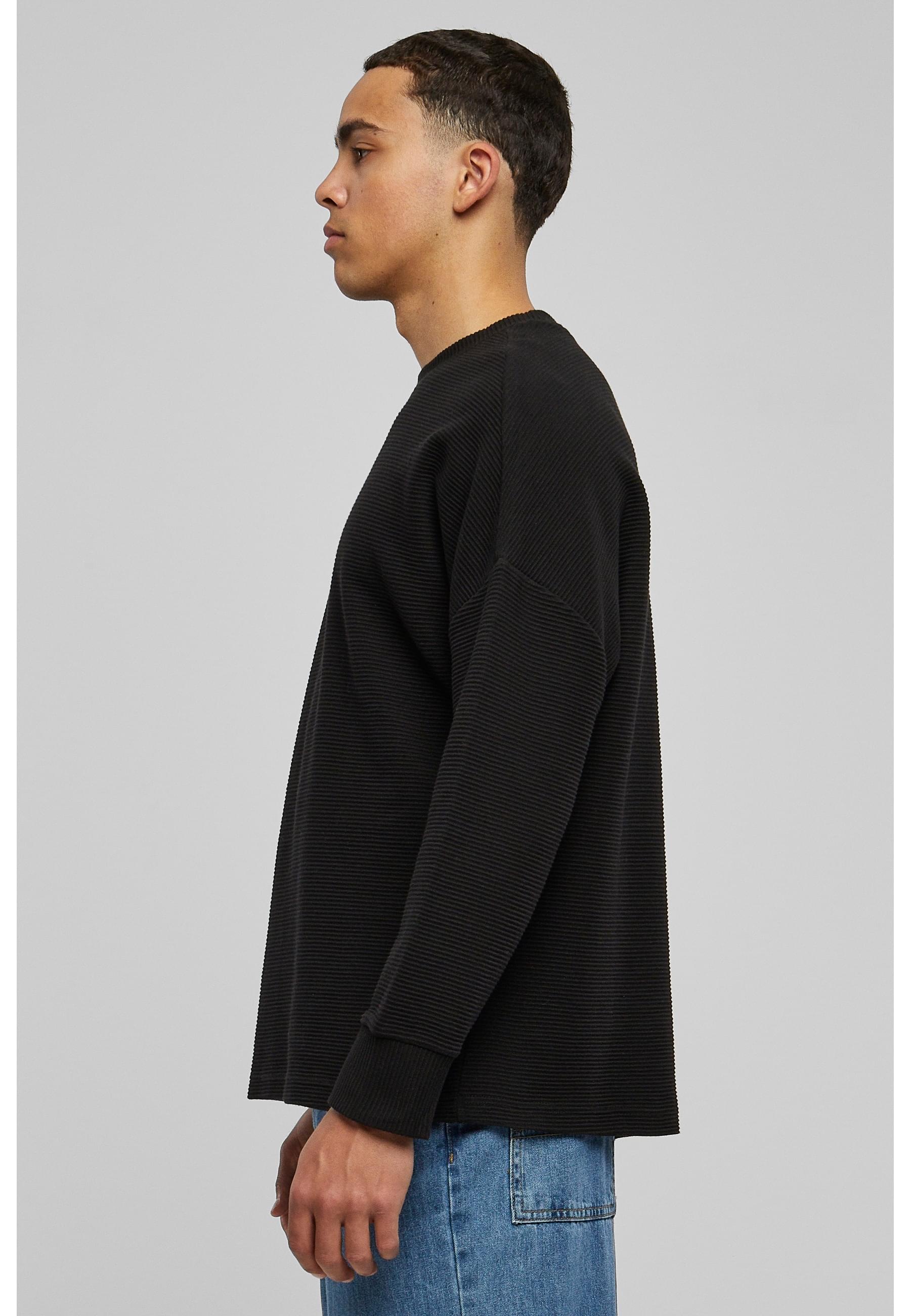 URBAN CLASSICS Rundhalspullover »Urban Classics Herren Cut On Sleeve Naps Interlock Crew«, (1 tlg.)