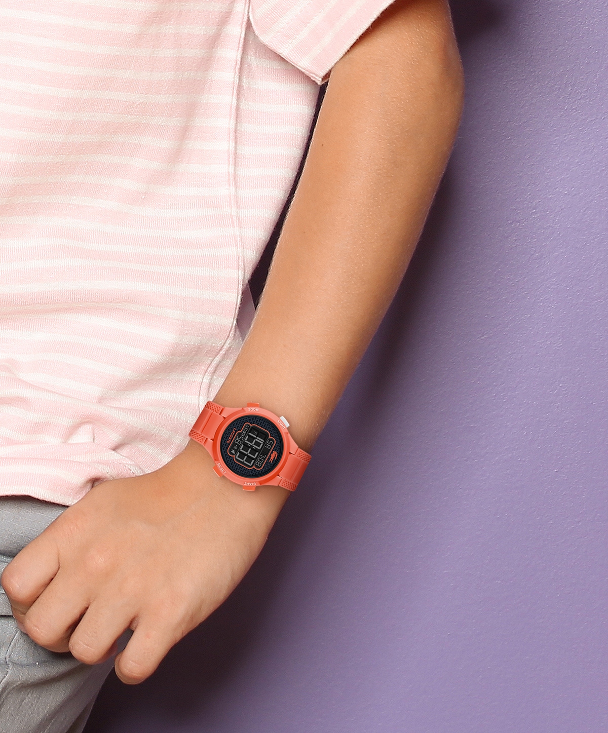 Lacoste Chronograph »LC33« Quarzuhr, Armbanduhr, Silikonarmband, digital, Tag, Stoppfunktion