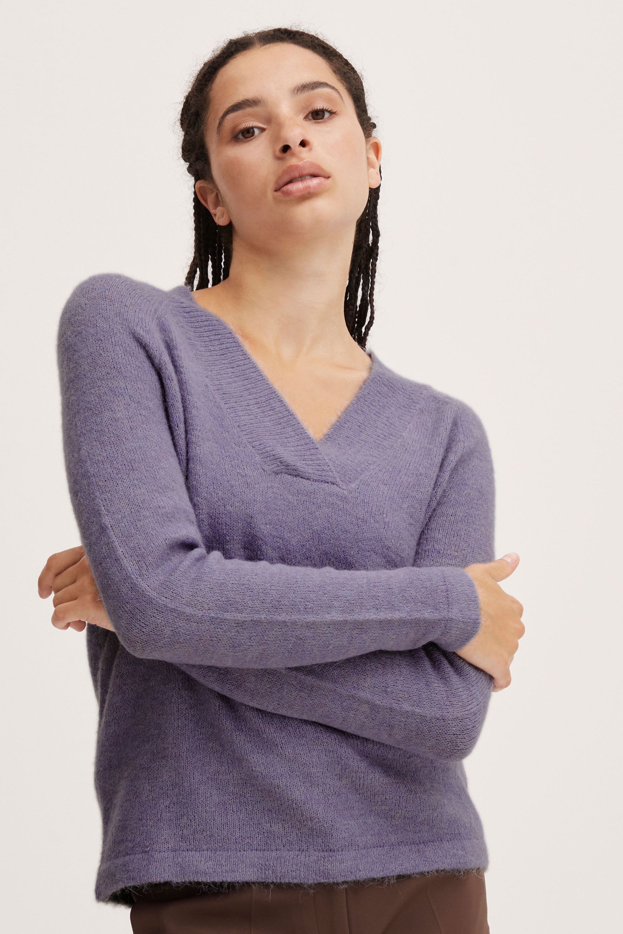 Ichi Strickfleece-Pullover »Strickpullover IHKamara«