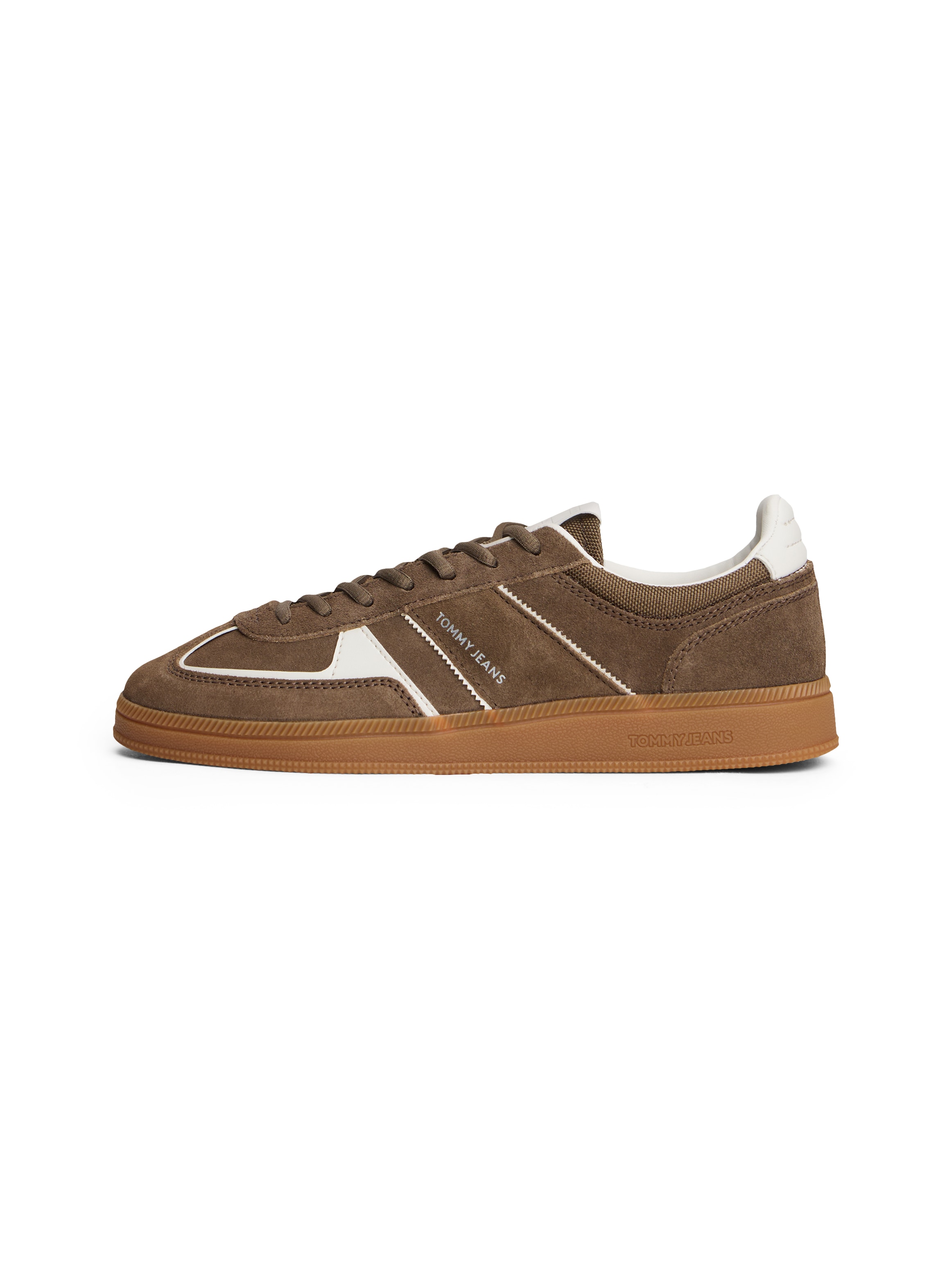Tommy Jeans Plateausneaker »THE GREENWICH EDGE«, Freizeitschuh, Halbschuh, Schnürer mit Kontrast-Details