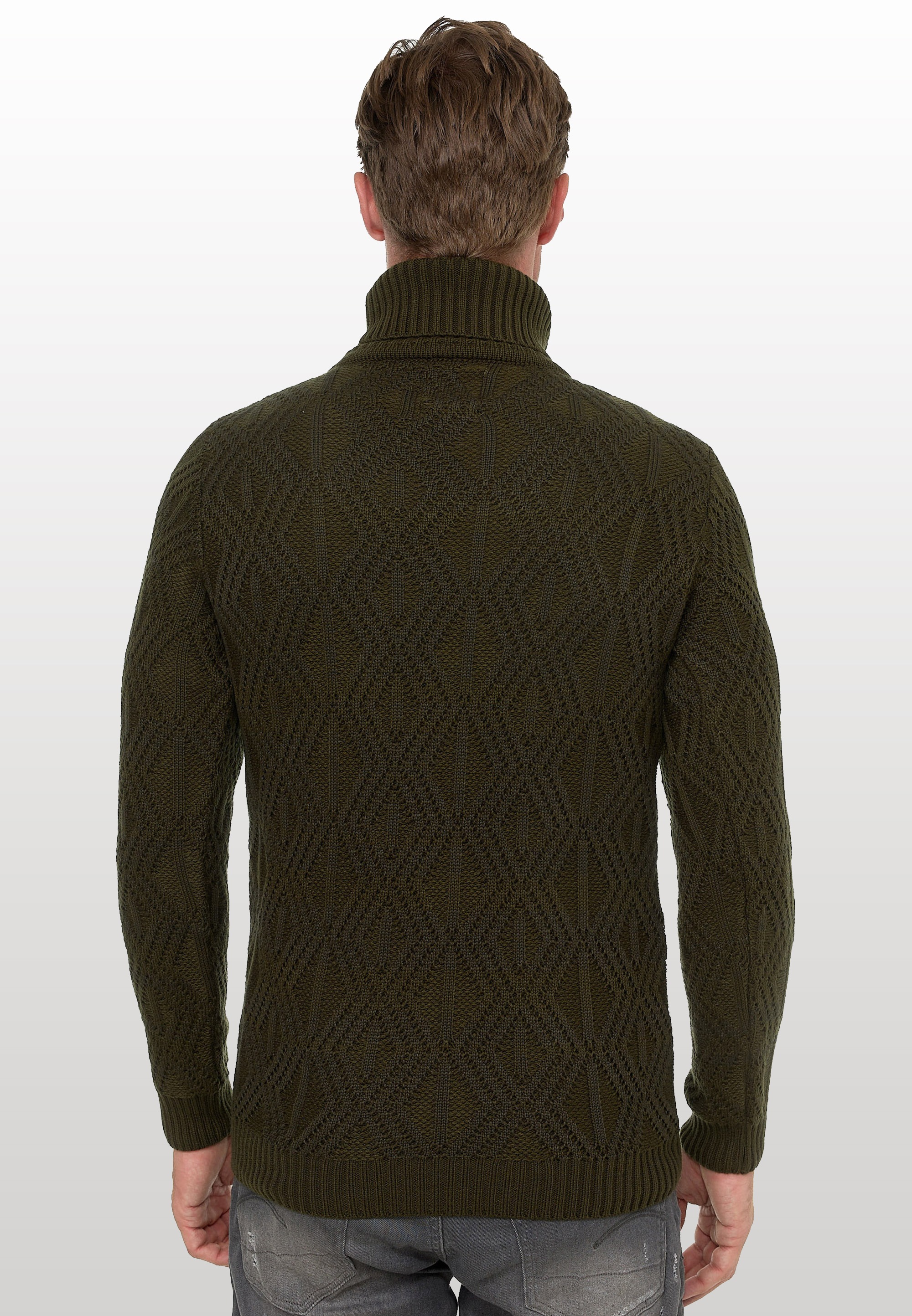 Rusty Neal Rollkragenpullover, in modischem Design