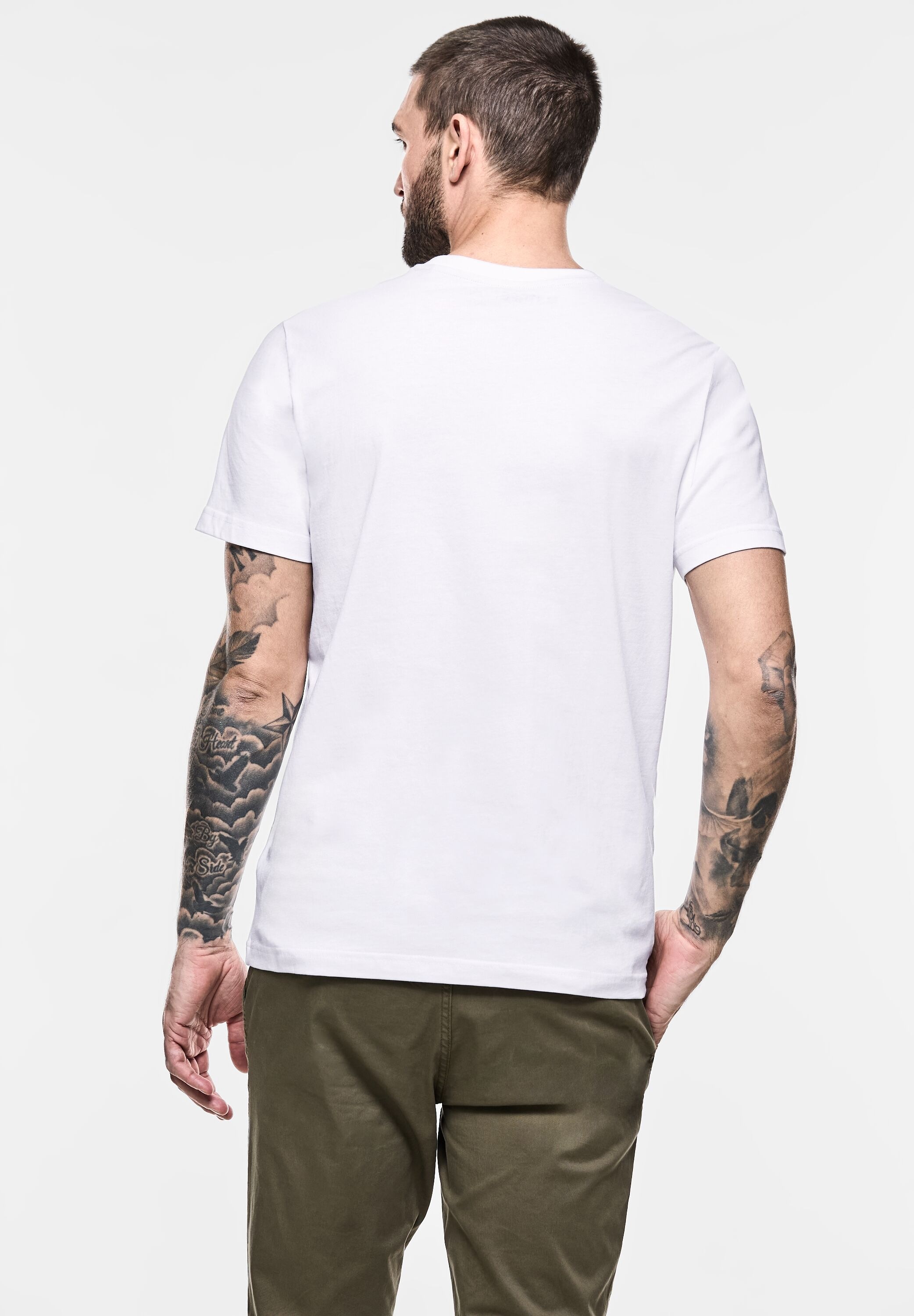 STREET ONE MEN T-Shirt, aus reiner Baumwolle