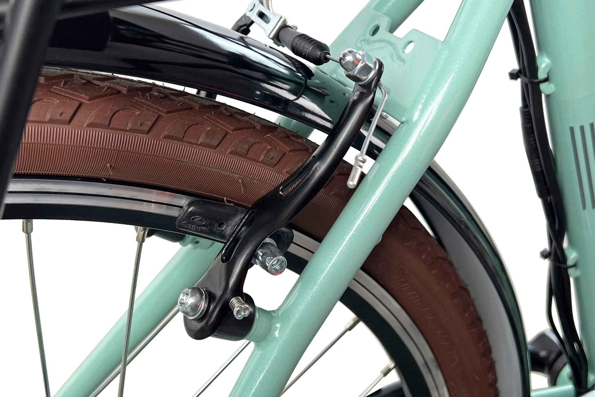 LLobe E-Bike »City E-Bike 26" Shopper mint«, Shimano, Tourney, Heckmotor 250 W