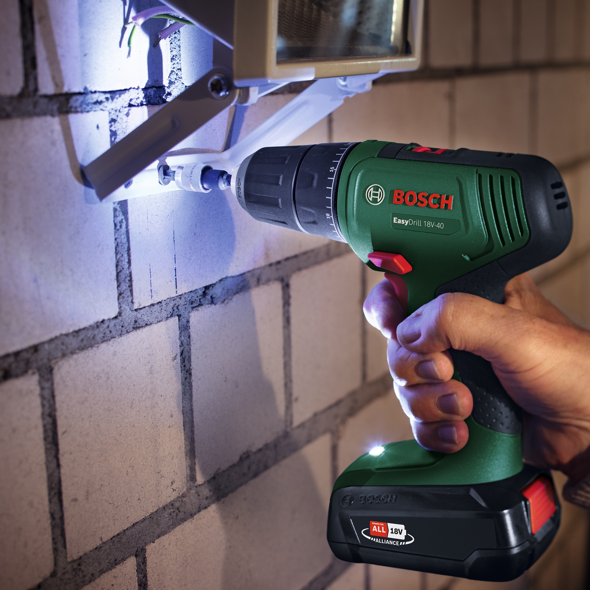 Bosch Home & Garden Akku-Bohrschrauber »EasyDrill 18V-40« ohne Akku und Ladegerät, 18 Volt System