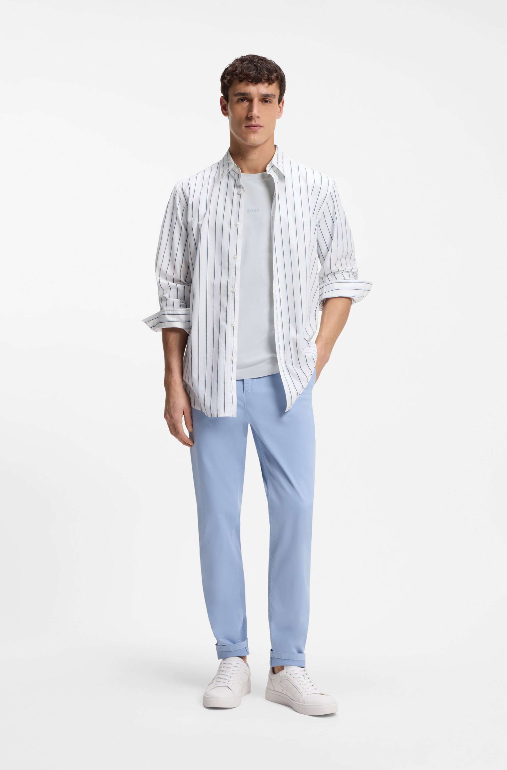 BOSS ORANGE T-Shirt »TChup« mit Rundhalsausschnitt