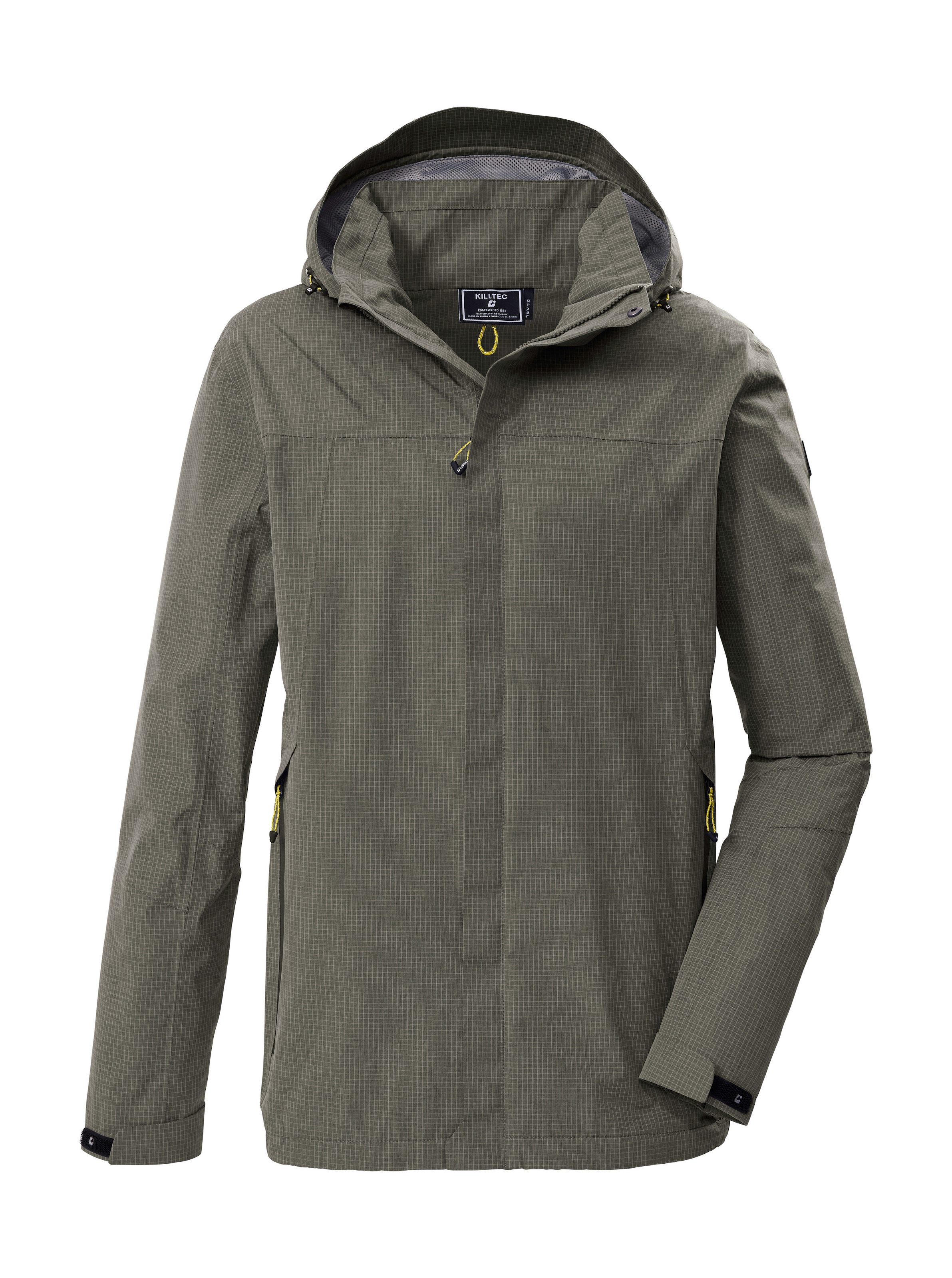 Killtec Funktionsjacke "KOS 116 MN JCKT" Wasserdichte, atmungsaktive Jacke mit abnehmbarer Kapuze