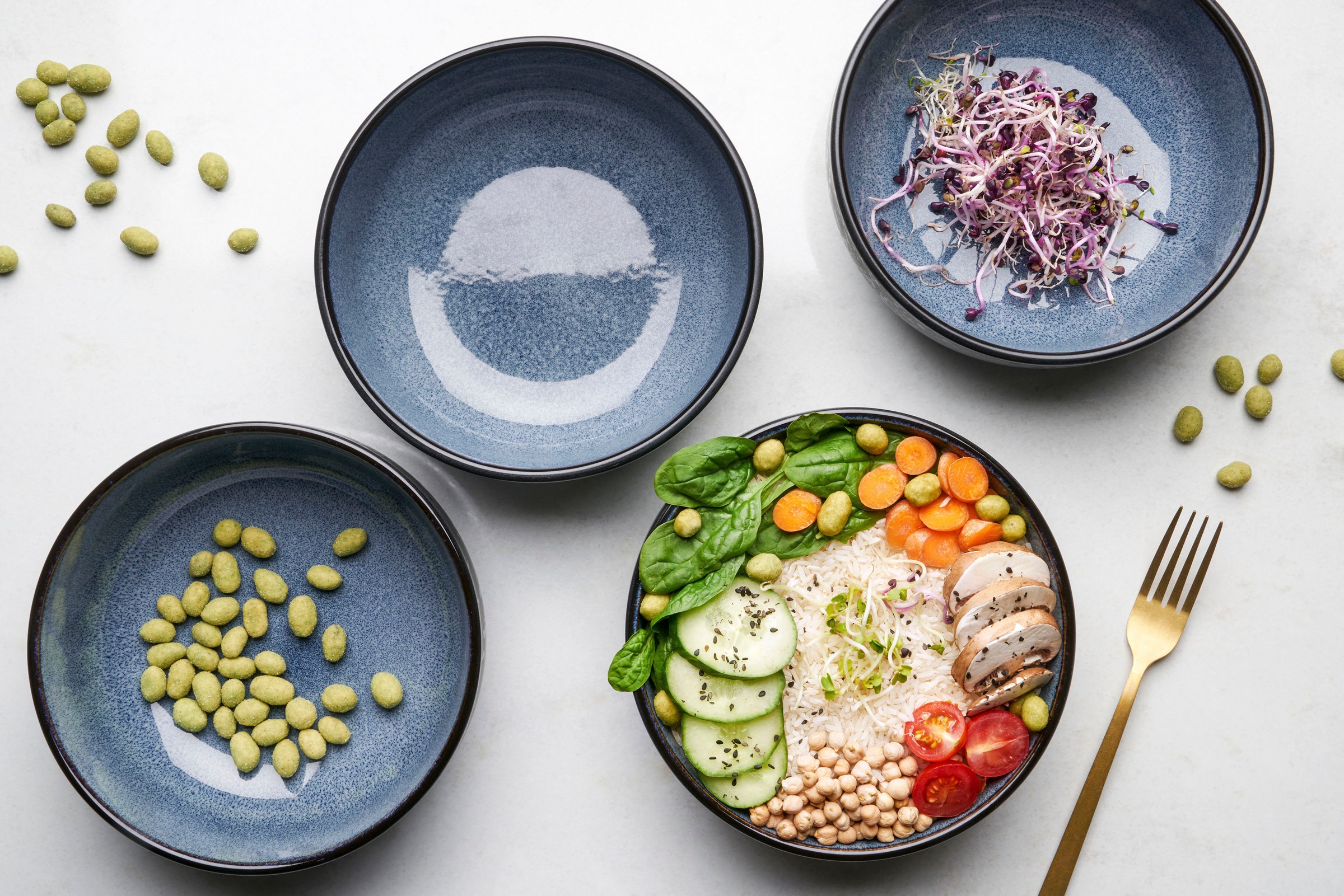 Töchter & Söhne Schale »Mia« 4 Stk. aus Steingut reaktiv glasierte Innenseite, matte schwarze Glasur auf der Außenseite