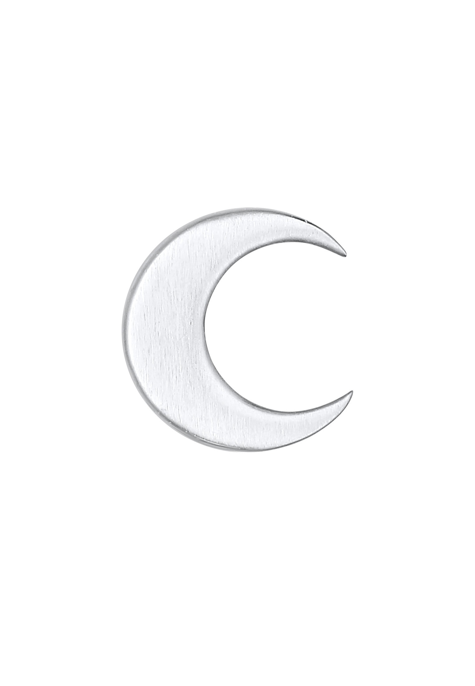 Elli Single-Ohrstecker »Single Ohrstecker Halbmond Mond 925 Silber«