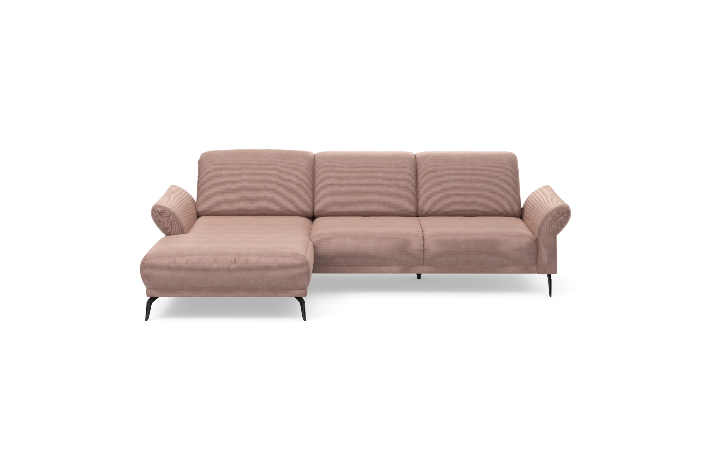 Home affaire Ecksofa "Coco L-Form" Sitztiefen-, Arm- und Kopfteilverstellun günstig online kaufen