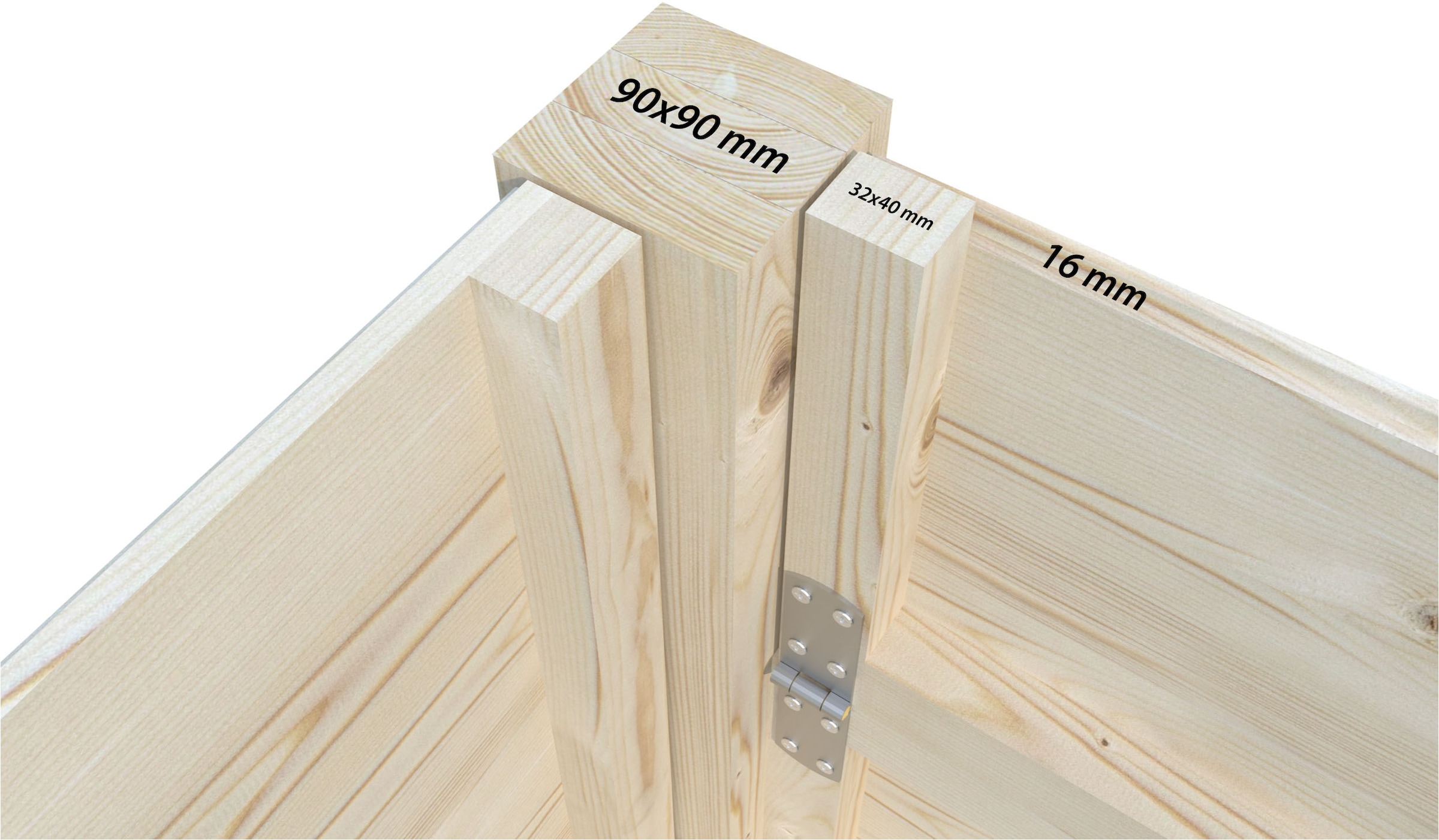 Palmako Gartenhaus »Marian, klappbarer Marktstand« verschiedene Farben