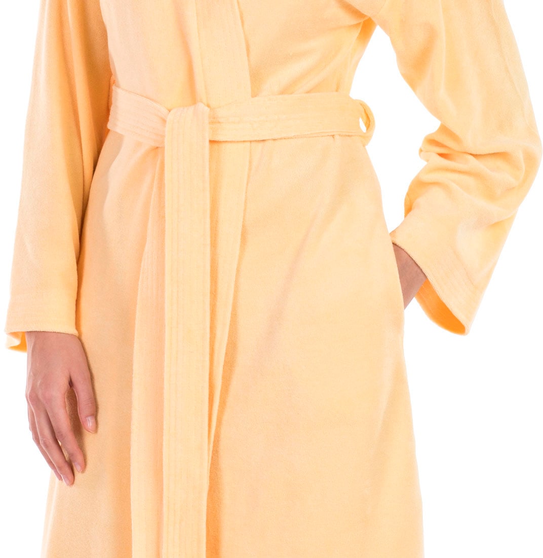 framsohn frottier Damenbademantel »Jersey« besonders leicht, Reisebademantel