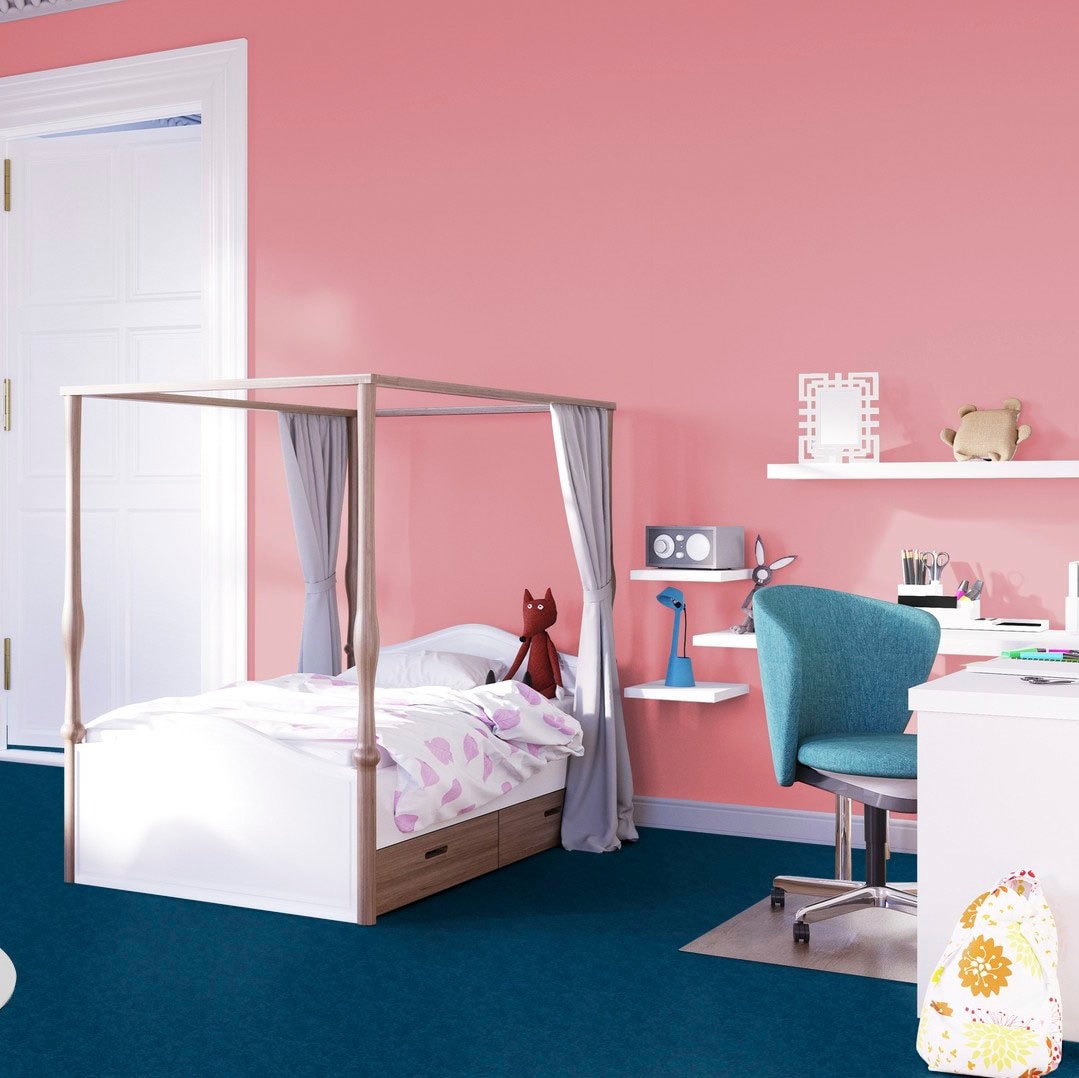 Bodenmeister Teppichboden »Veloursteppich Pegasus«, rechteckig, Wohnzimmer, Schlafzimmer, Kinderzimmer, Breite 400/500 cm