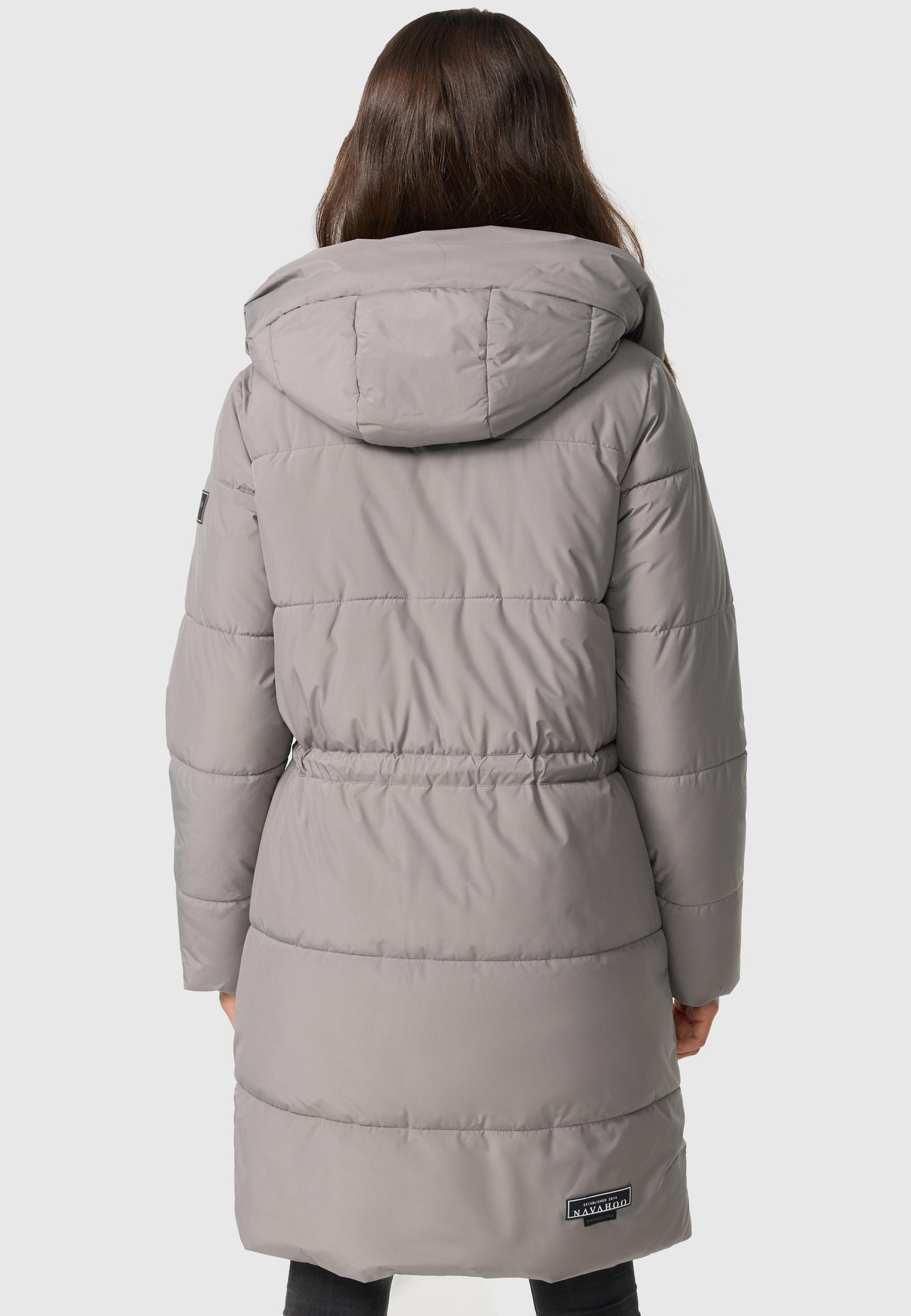 Navahoo Steppmantel »Zuckertatze XIV«, Stylischer Winterparka mit verstellbarer Kapuze