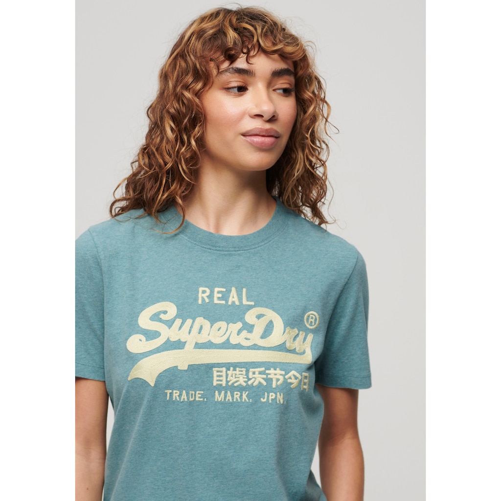 Superdry T-Shirt »EMBROIDERED VL RELAXED T SHIRT«