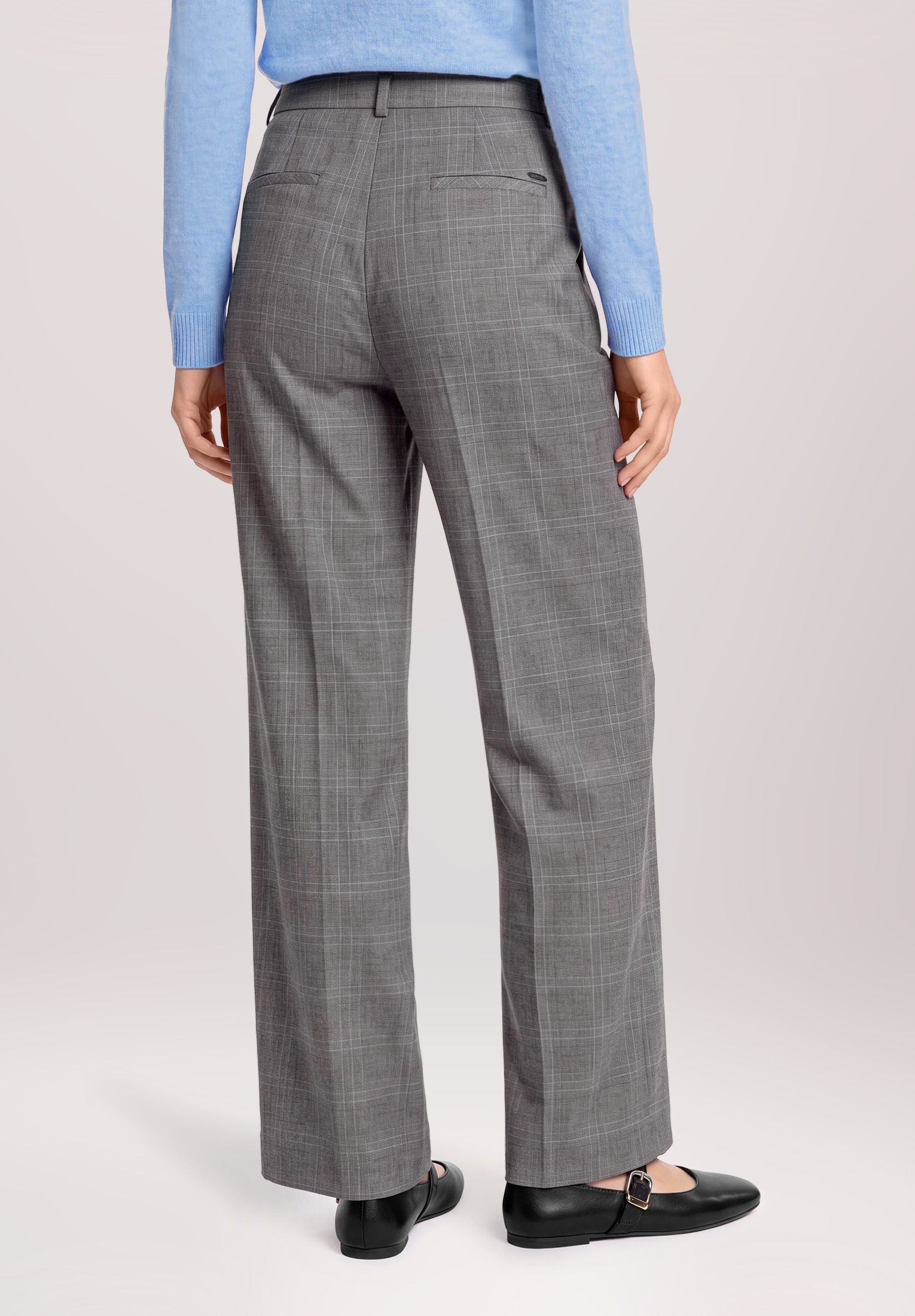 Betty&Co Bundfaltenhose »Damen mit weitem Bein«