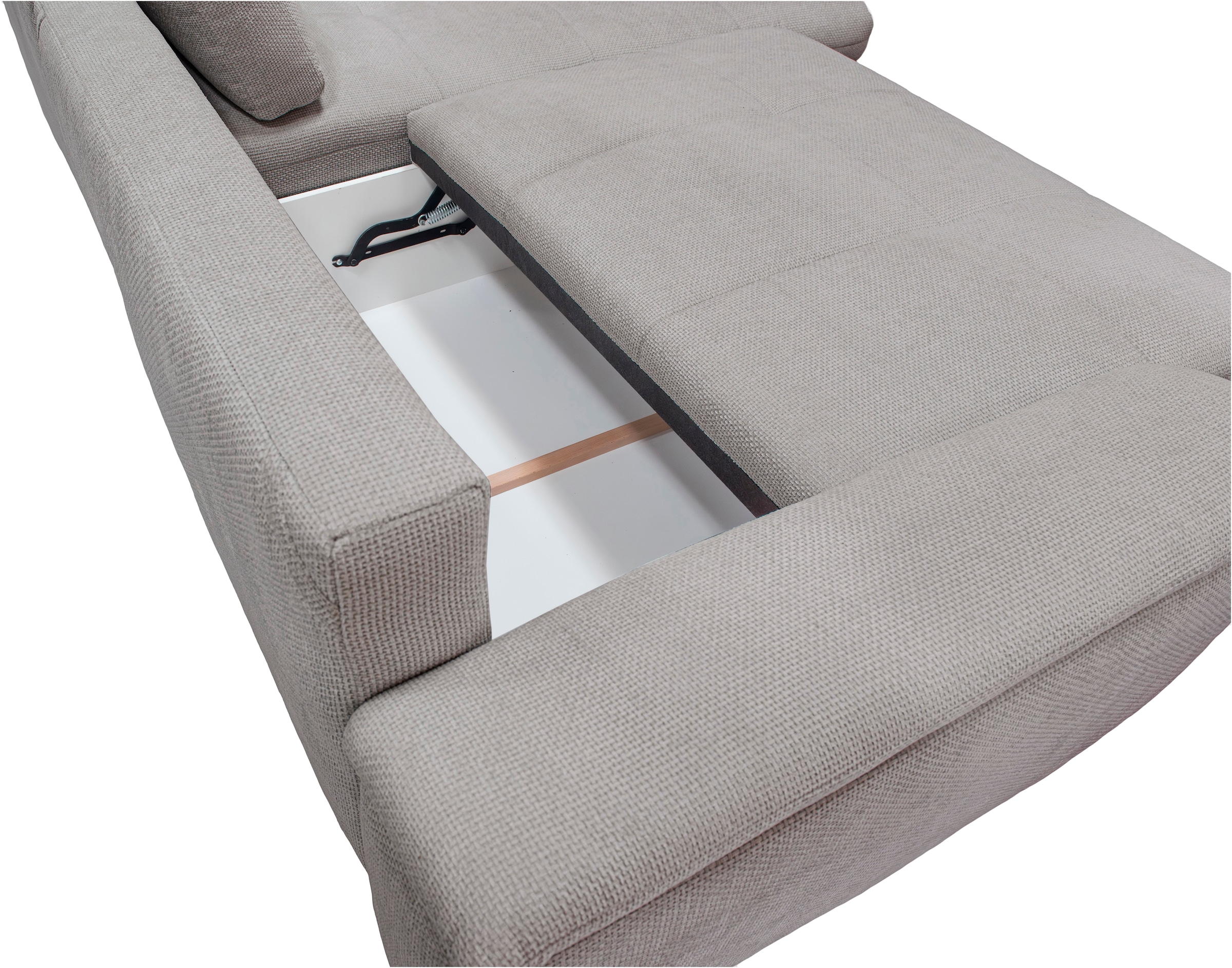 exxpo - sofa fashion Ecksofa »Casa Grande inkl. Bettfunktion, Bettkasten, OTTOs Choice, bequem«, L-Form, guter Sitzkomfort, große Liegefläche
